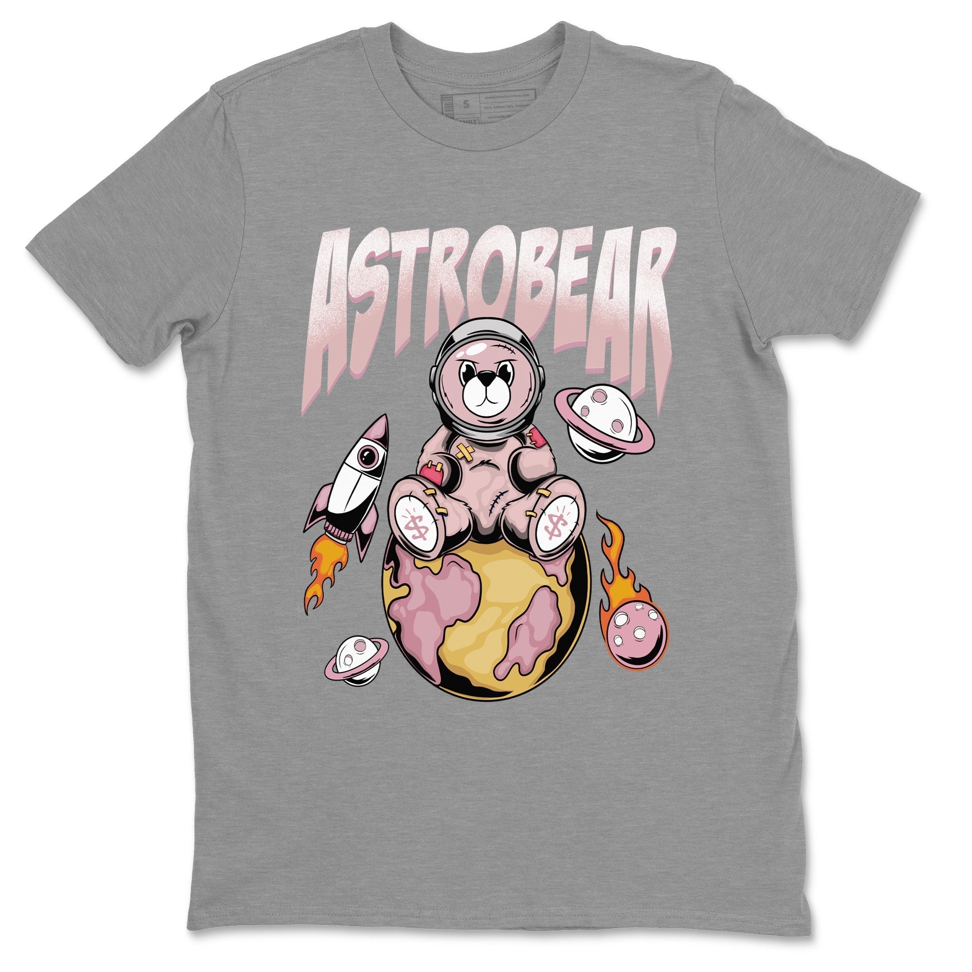 Astrobear Unisex Tops - Air Jordan 1 Washed Pink
