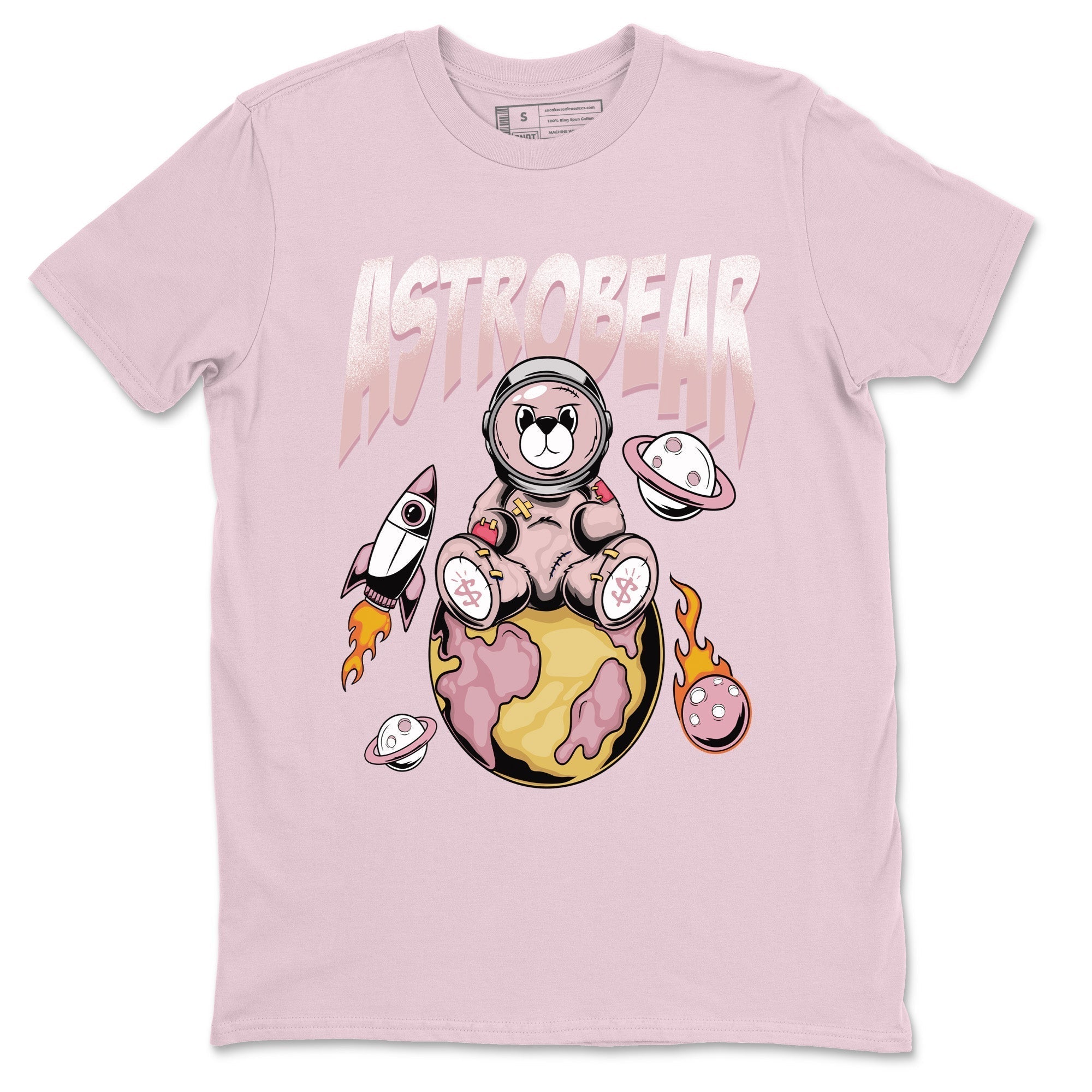 Astrobear Unisex Tops - Air Jordan 1 Washed Pink
