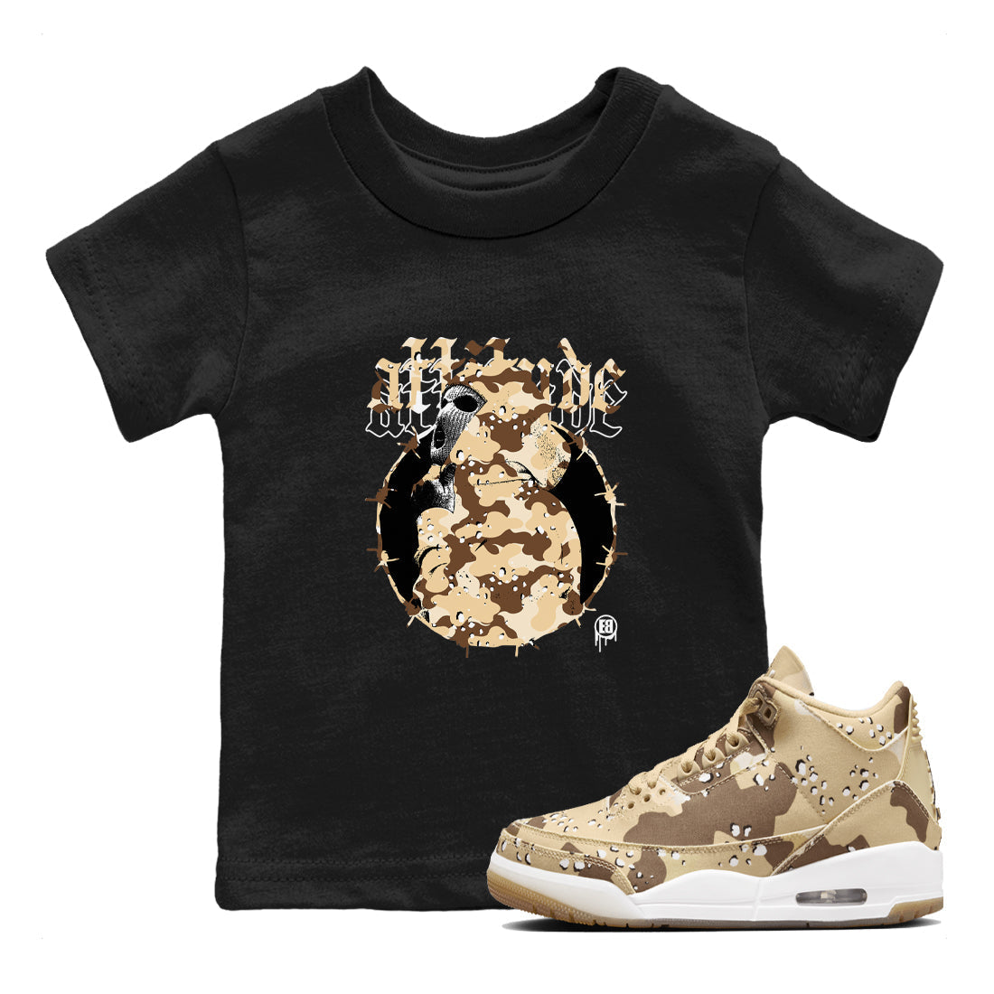 Attitude snkmatch Tees Kids - Air Jordan 3 Desert Camo