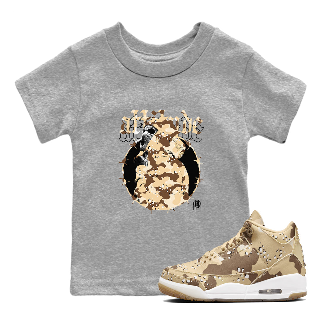 Attitude snkmatch Tees Kids - Air Jordan 3 Desert Camo