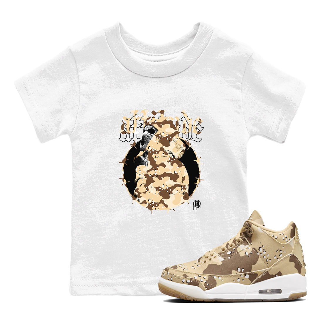 Attitude snkmatch Tees Kids - Air Jordan 3 Desert Camo