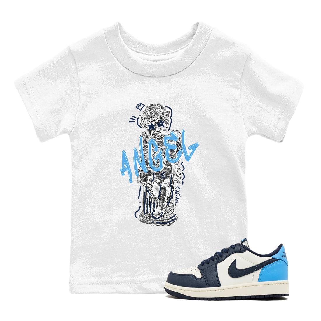 Baby Angel snkmatch Tees Kids - Air Jordan 1 Obsidian