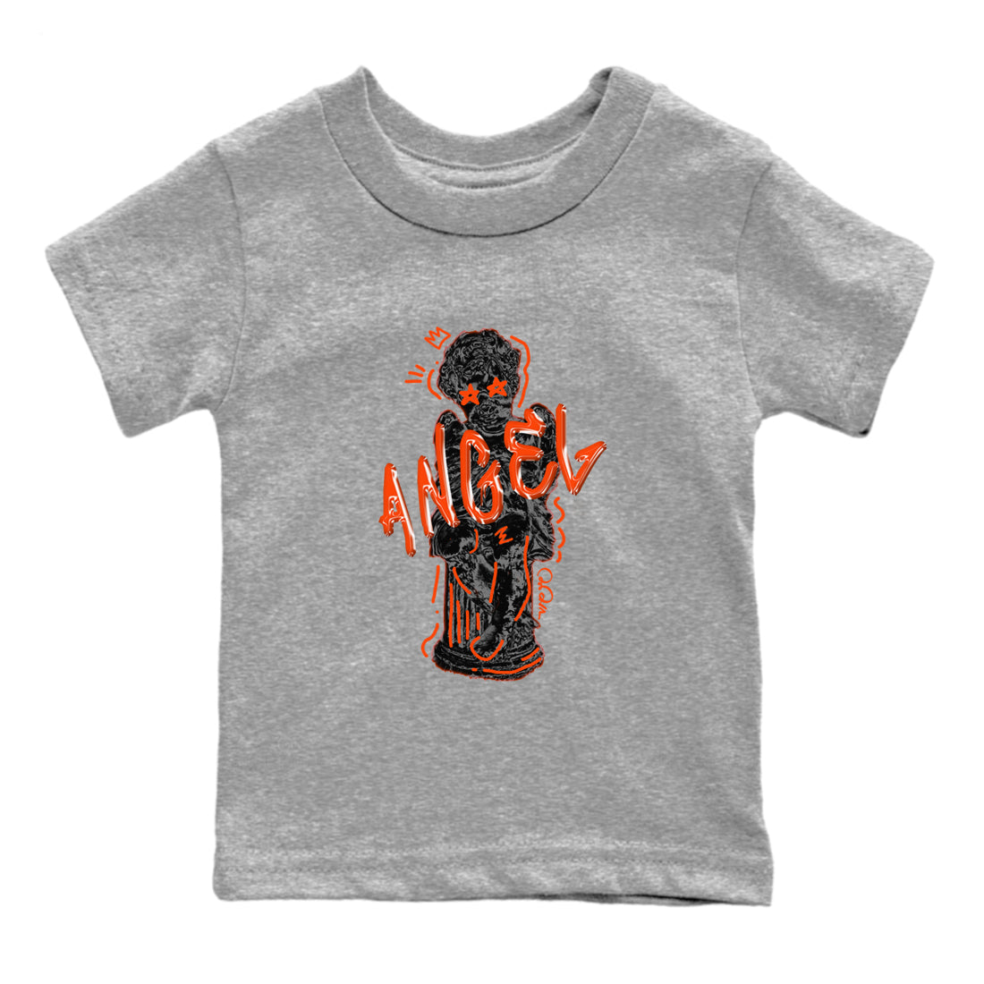 Baby Angel Kids Tops - Air Jordan 12 Brilliant Orange