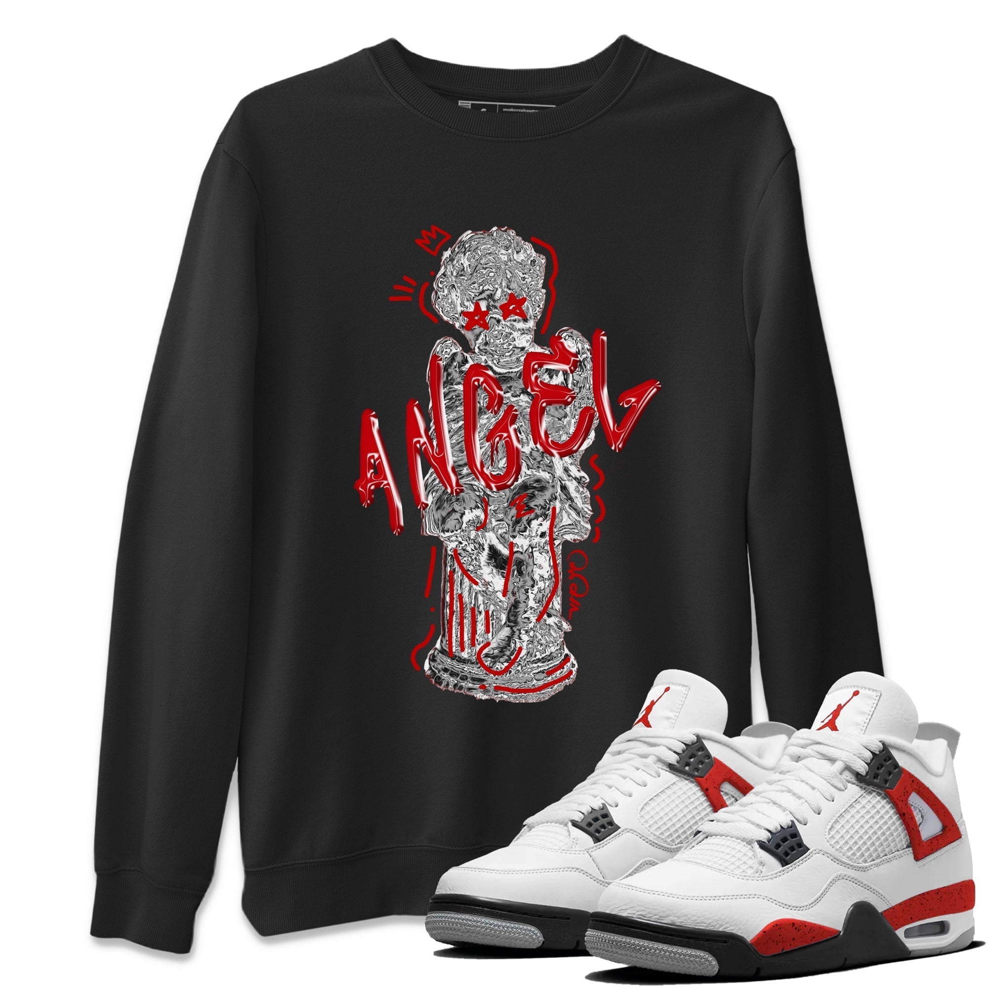 Baby Angel Unisex Tops - Air Jordan 4 Red Cement