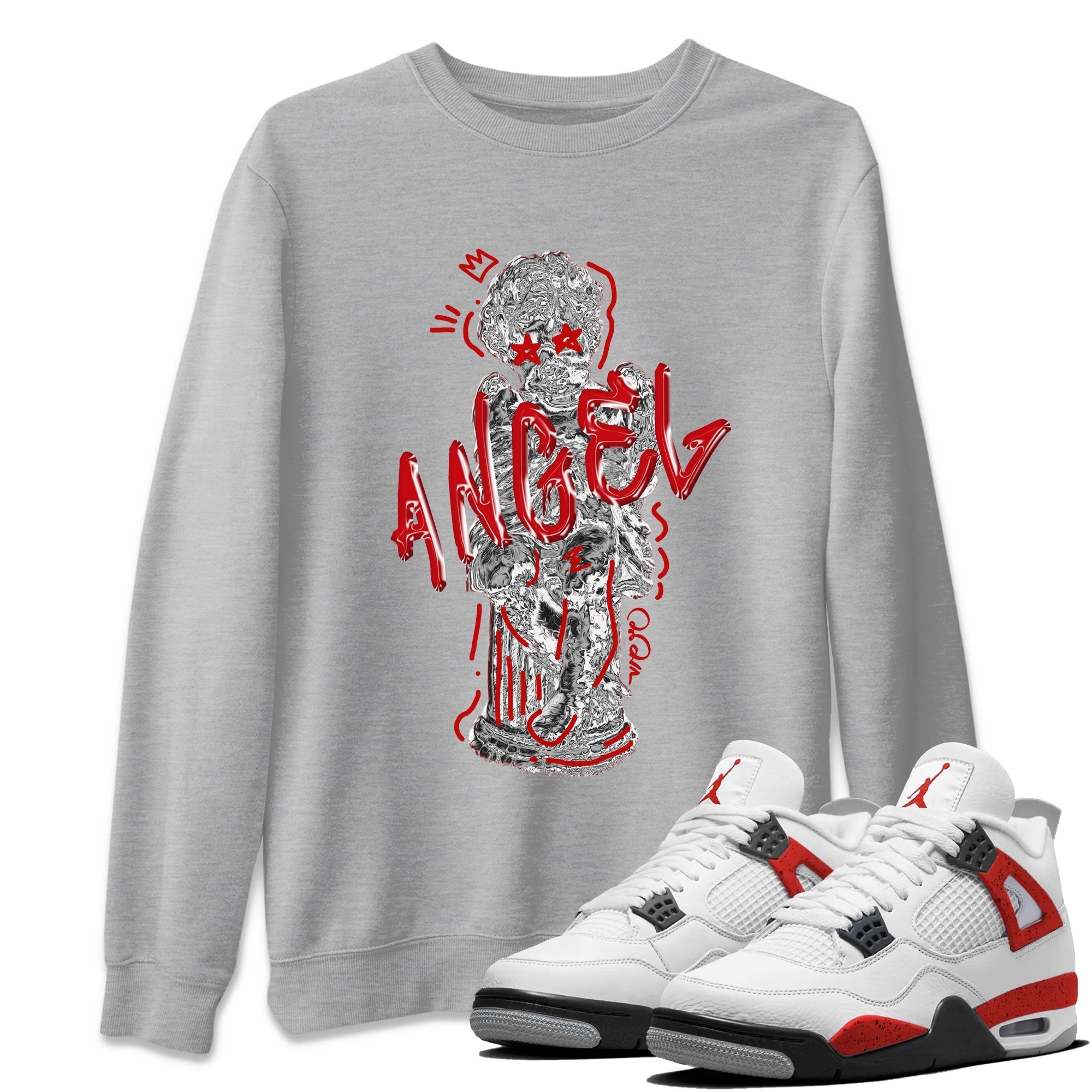 Baby Angel Unisex Tops - Air Jordan 4 Red Cement