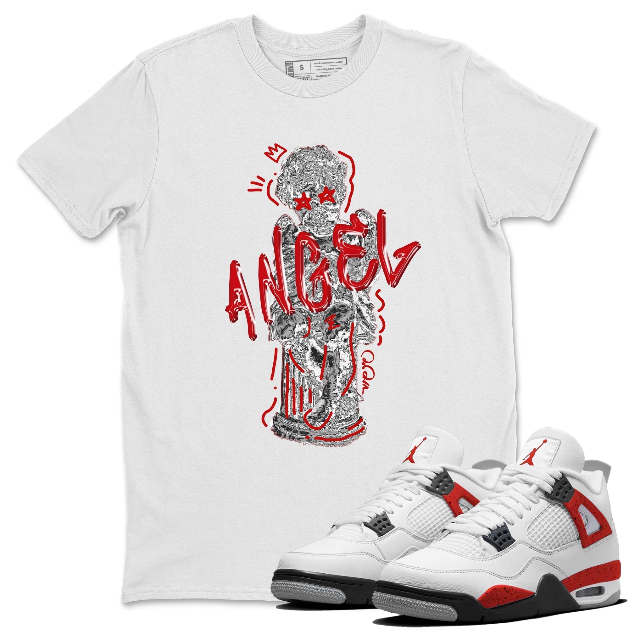 Baby Angel Unisex Tops - Air Jordan 4 Red Cement
