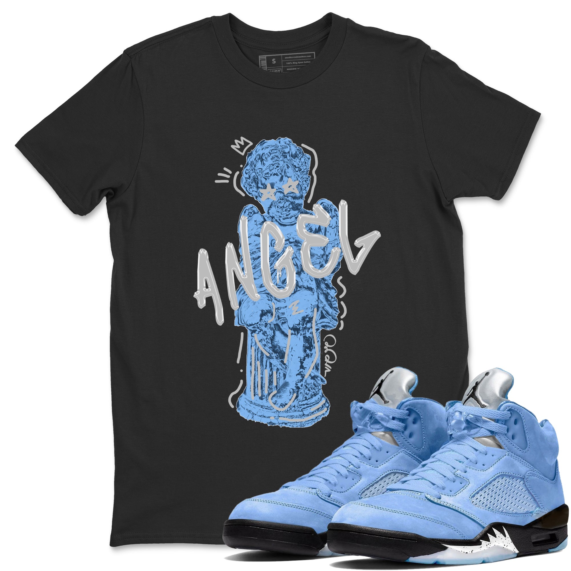 Baby Angel Unisex Tops - Air Jordan 5 UNC