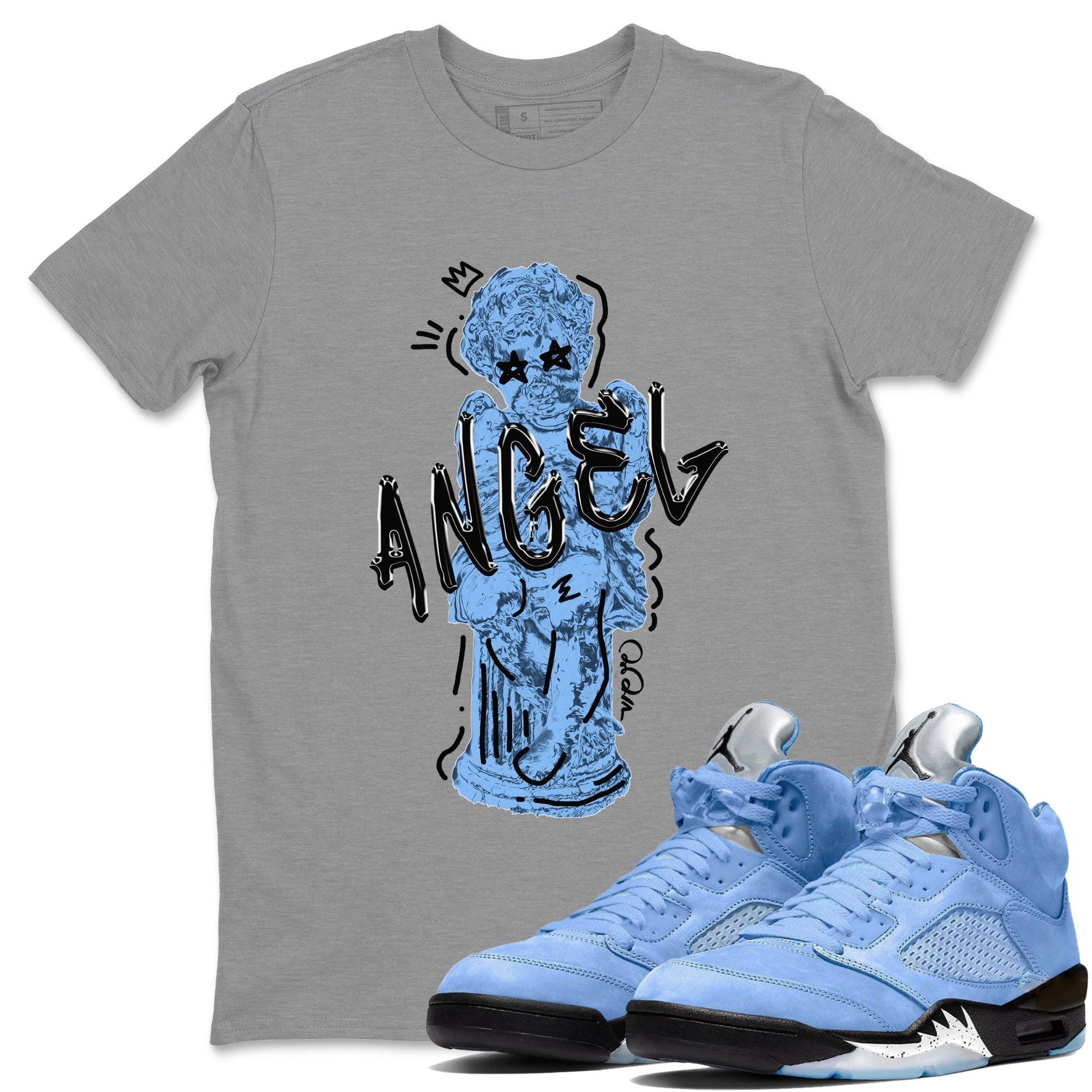 Baby Angel Unisex Tops - Air Jordan 5 UNC