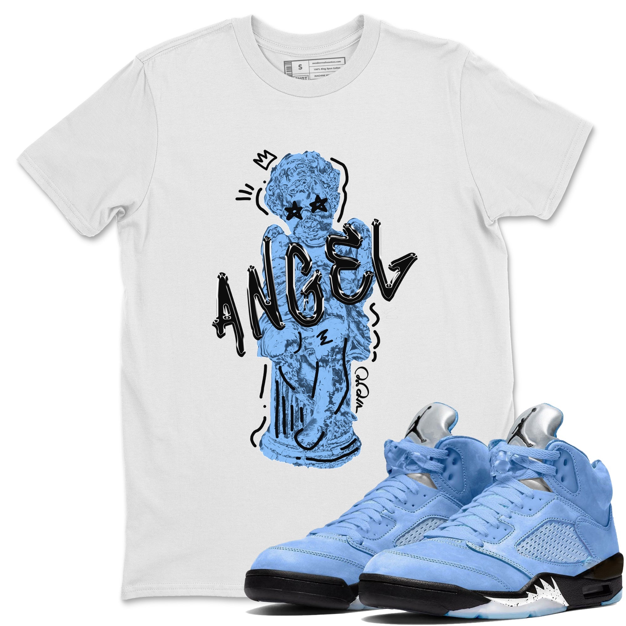Baby Angel Unisex Tops - Air Jordan 5 UNC