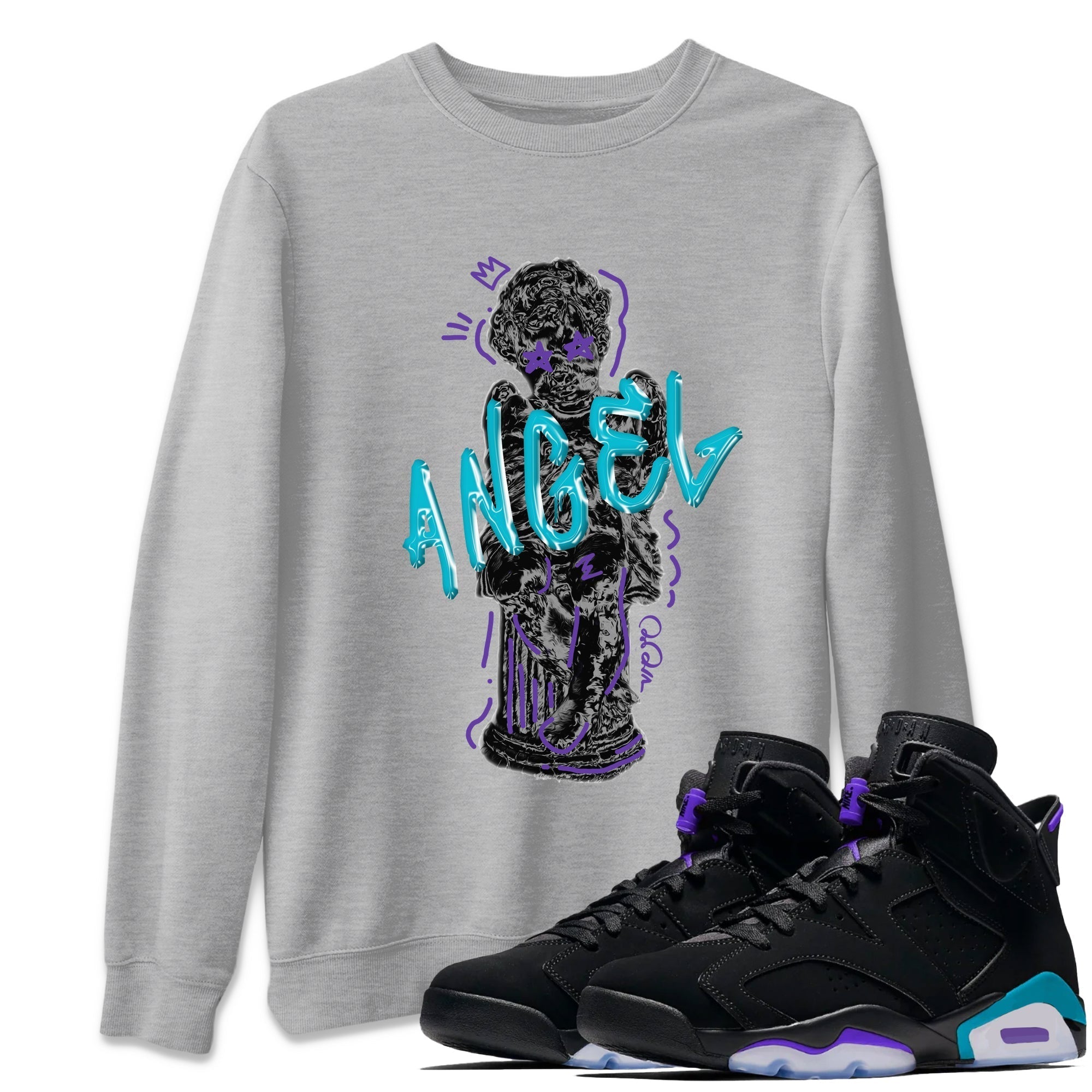Baby Angel Unisex Tops - Air Jordan 6 Aqua