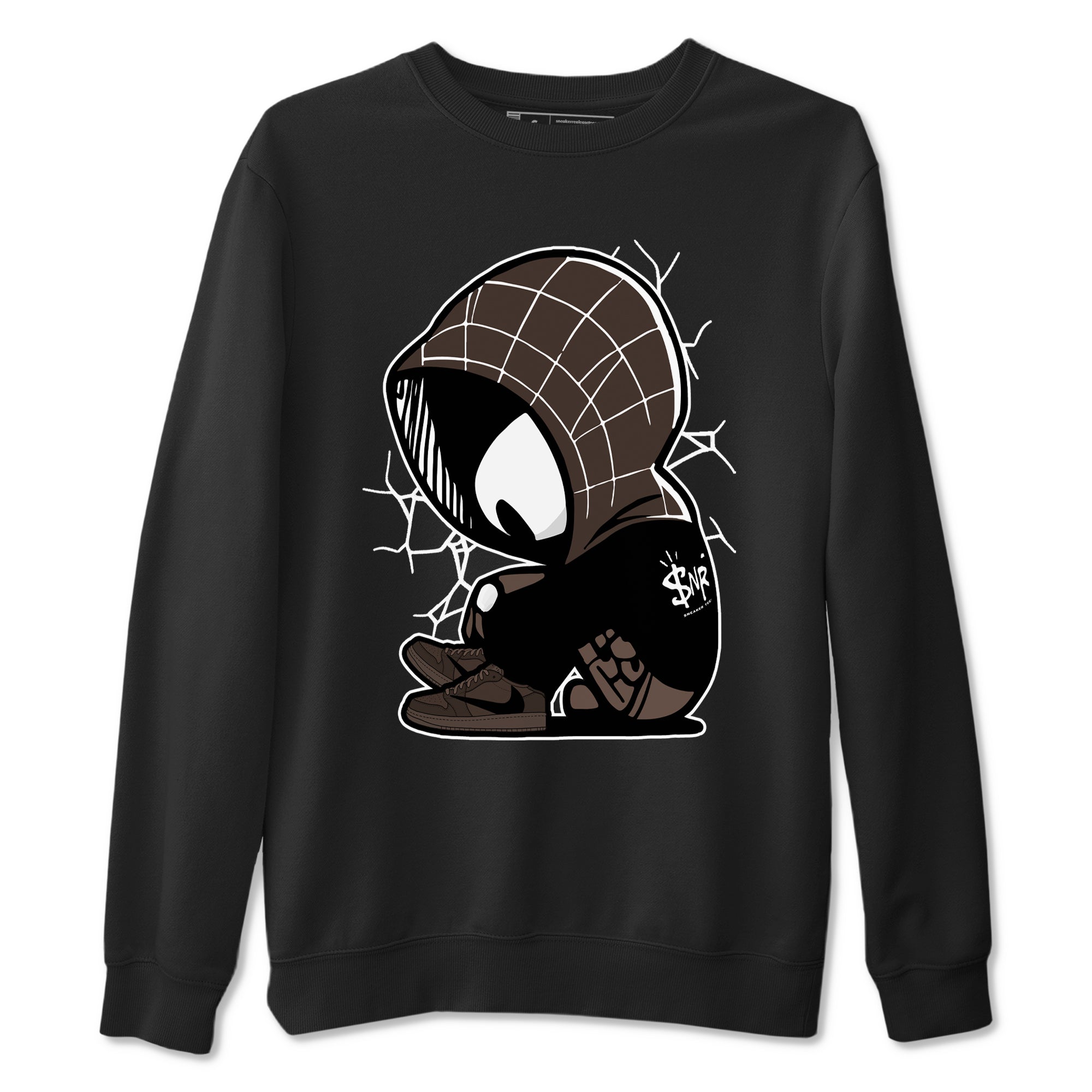 Baby Spider snkmatch Tees - Air Jordan 1 Travis Scott Velvet Brown