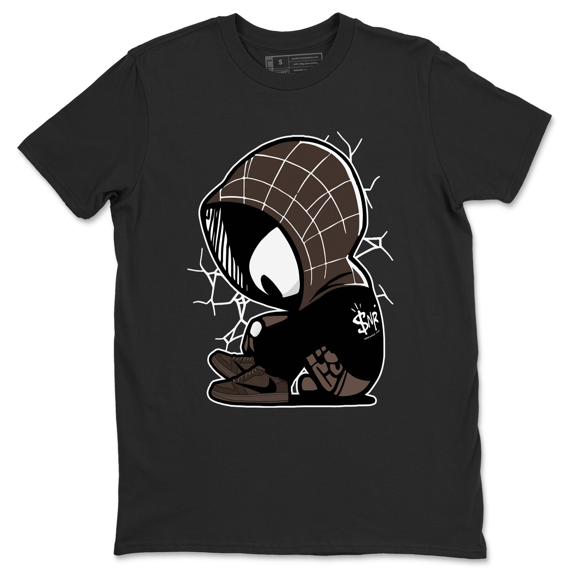 Baby Spider snkmatch Tees - Air Jordan 1 Travis Scott Velvet Brown