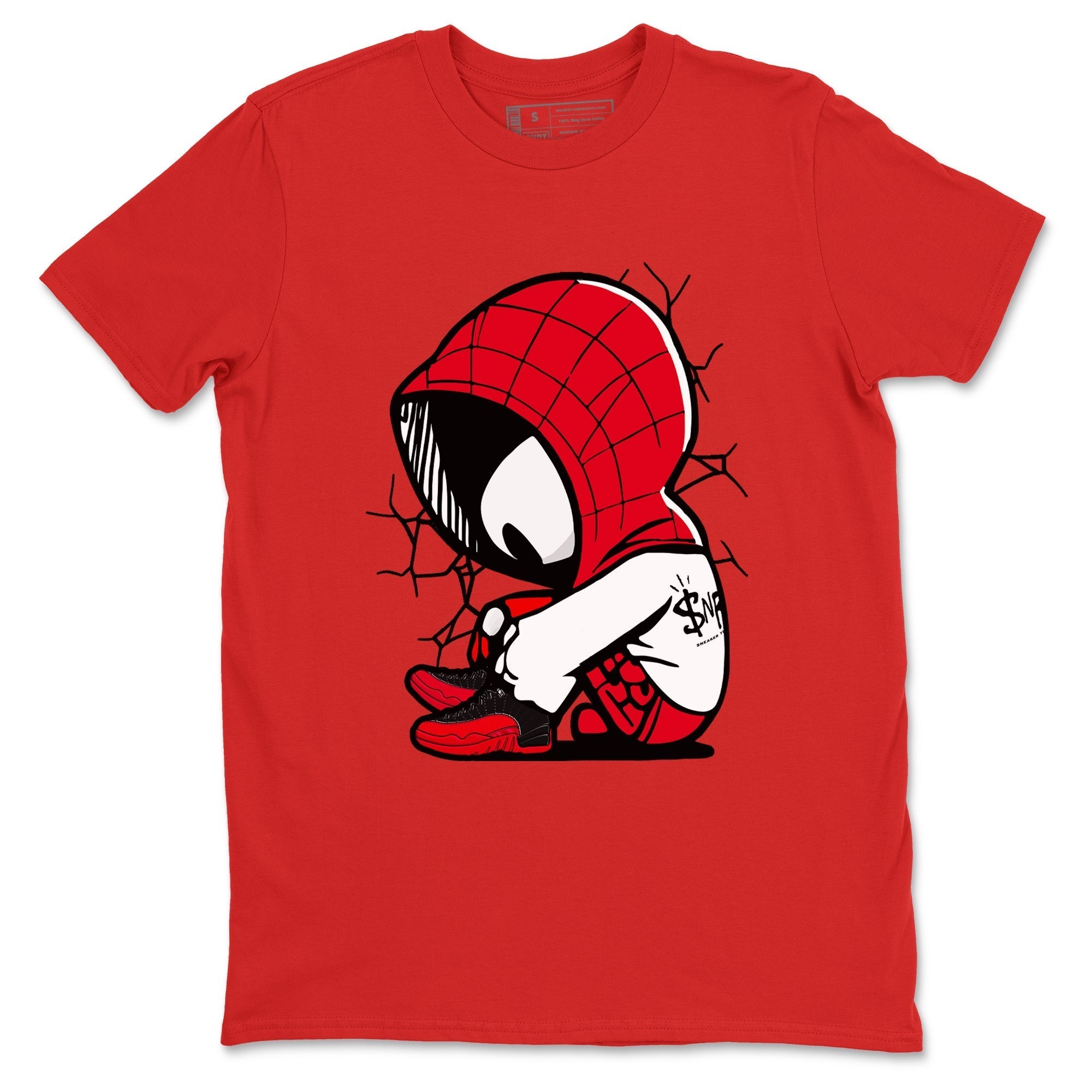 Baby Spider snkmatch Tees - Air Jordan 12 Flu Game