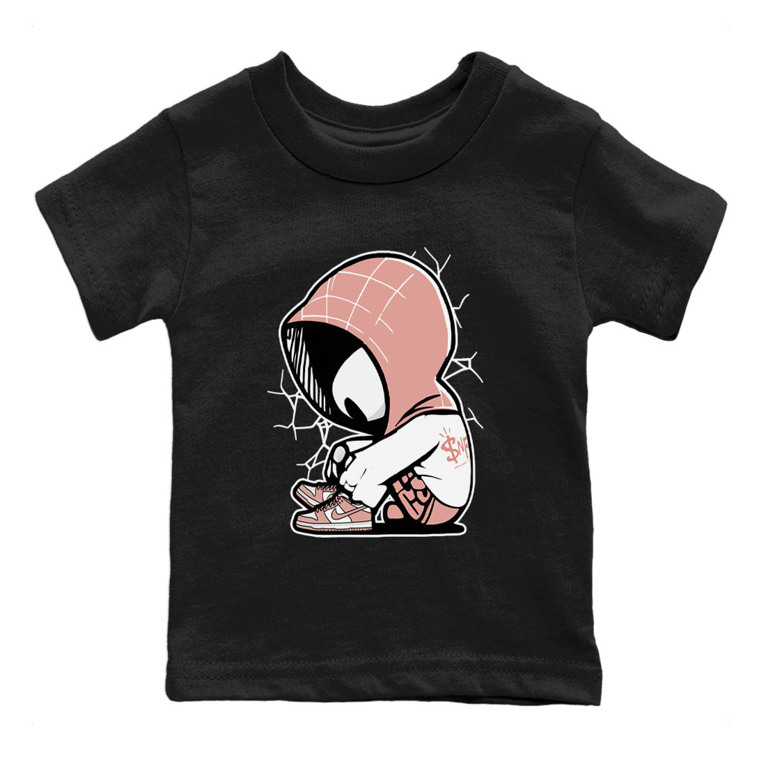 Baby Spider snkmatch Tee Kids - Dunk Rose Whisper