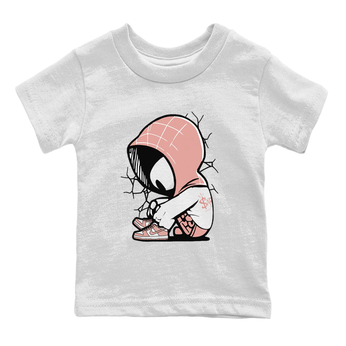 Baby Spider snkmatch Tee Kids - Dunk Rose Whisper