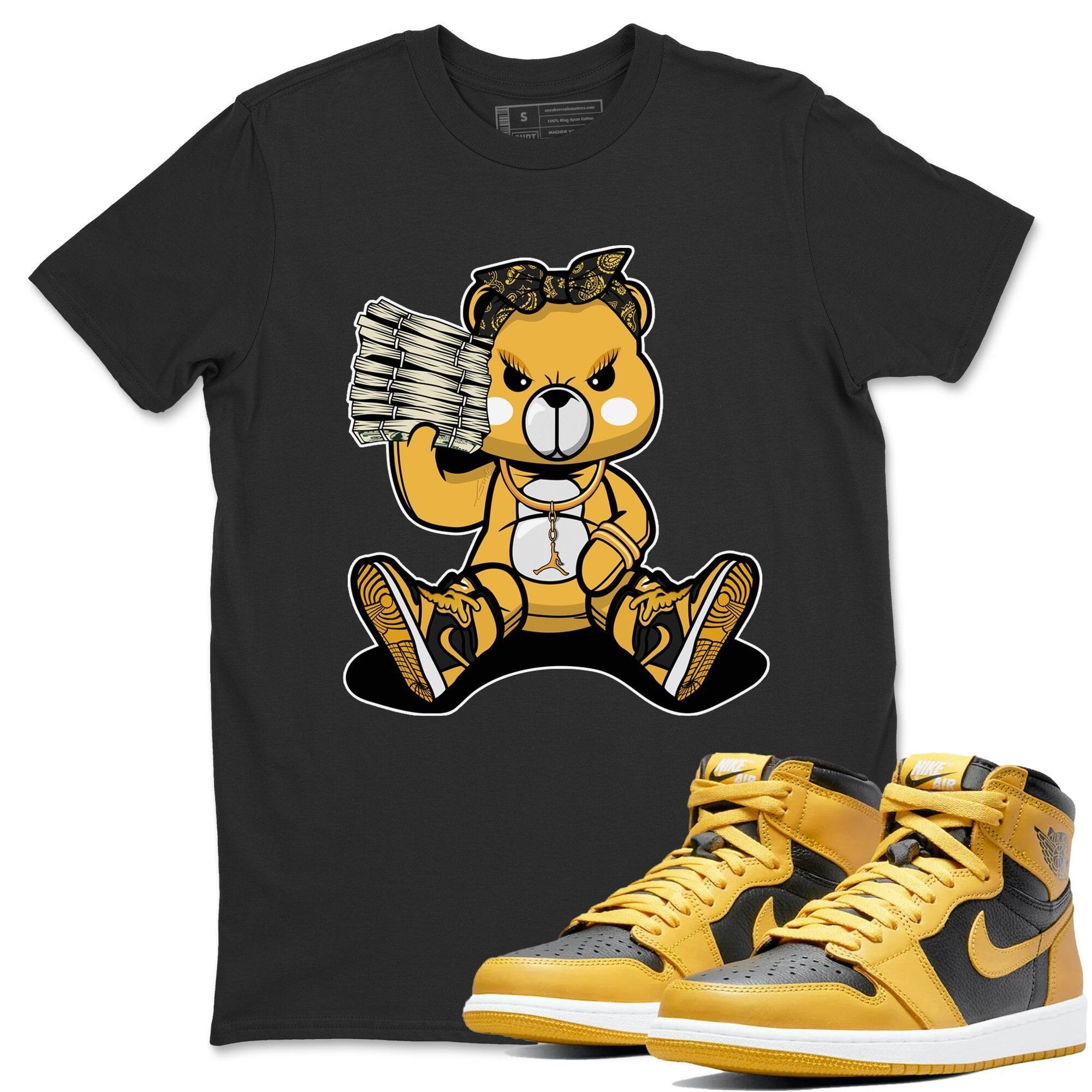 Bad Baby Bear Unisex Tops - Air Jordan 1 Pollen