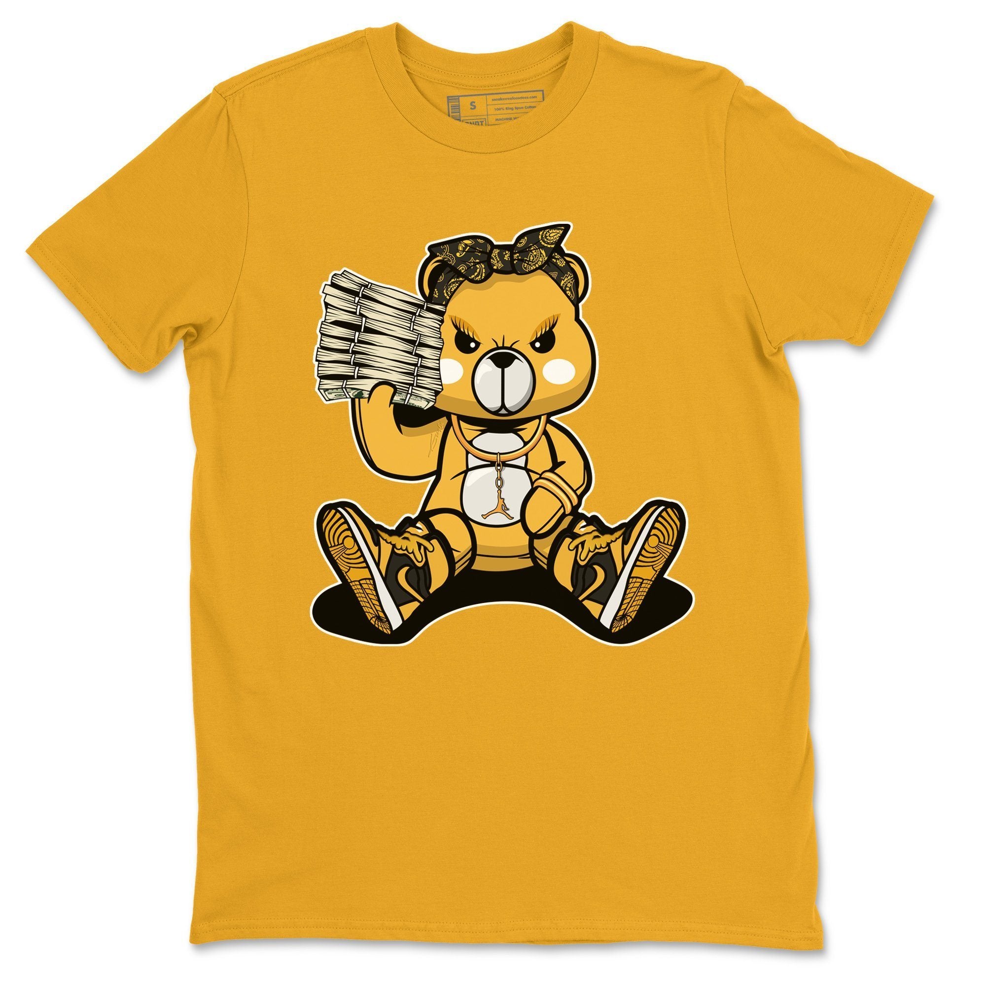 Bad Baby Bear Unisex Tops - Air Jordan 1 Pollen