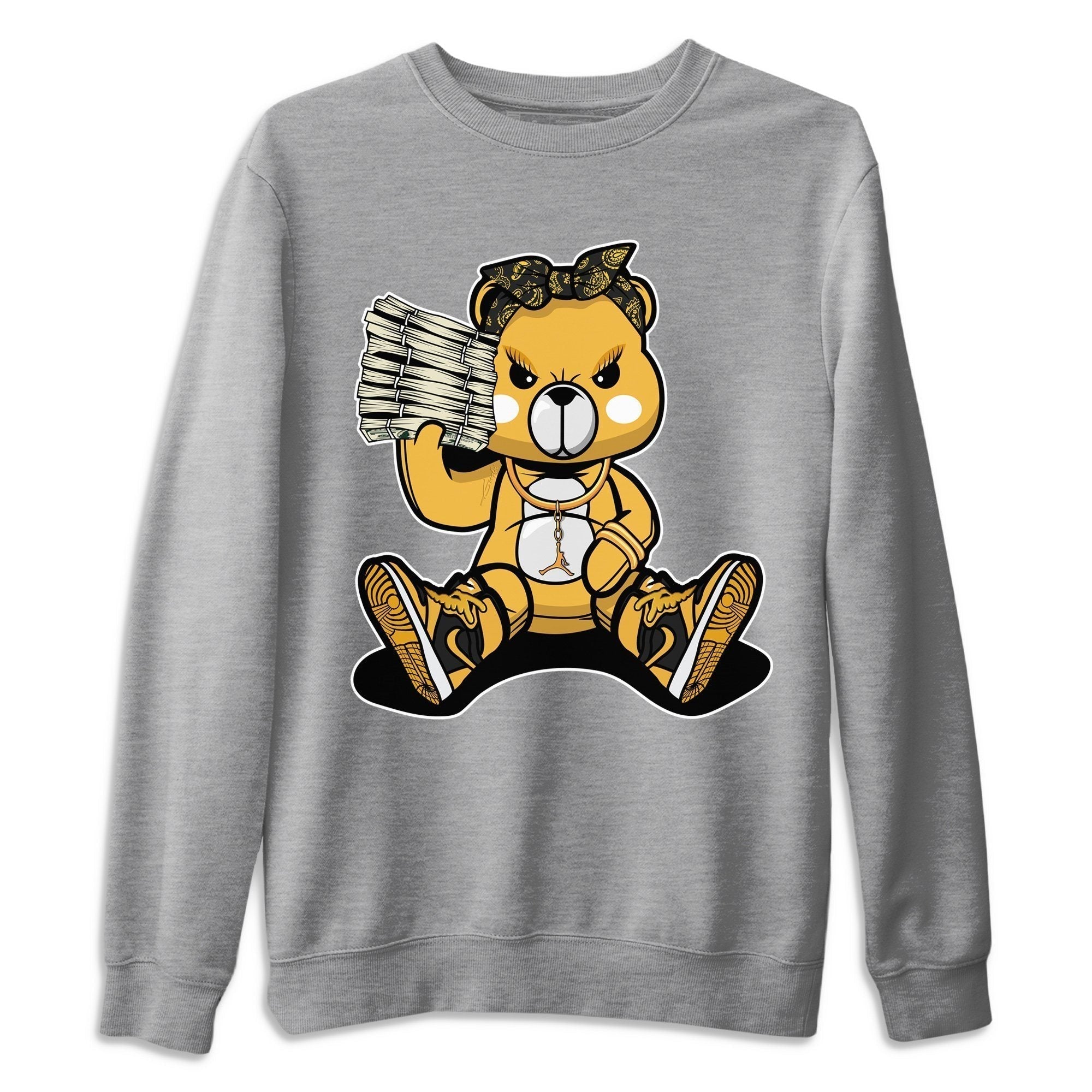 Bad Baby Bear Unisex Tops - Air Jordan 1 Pollen