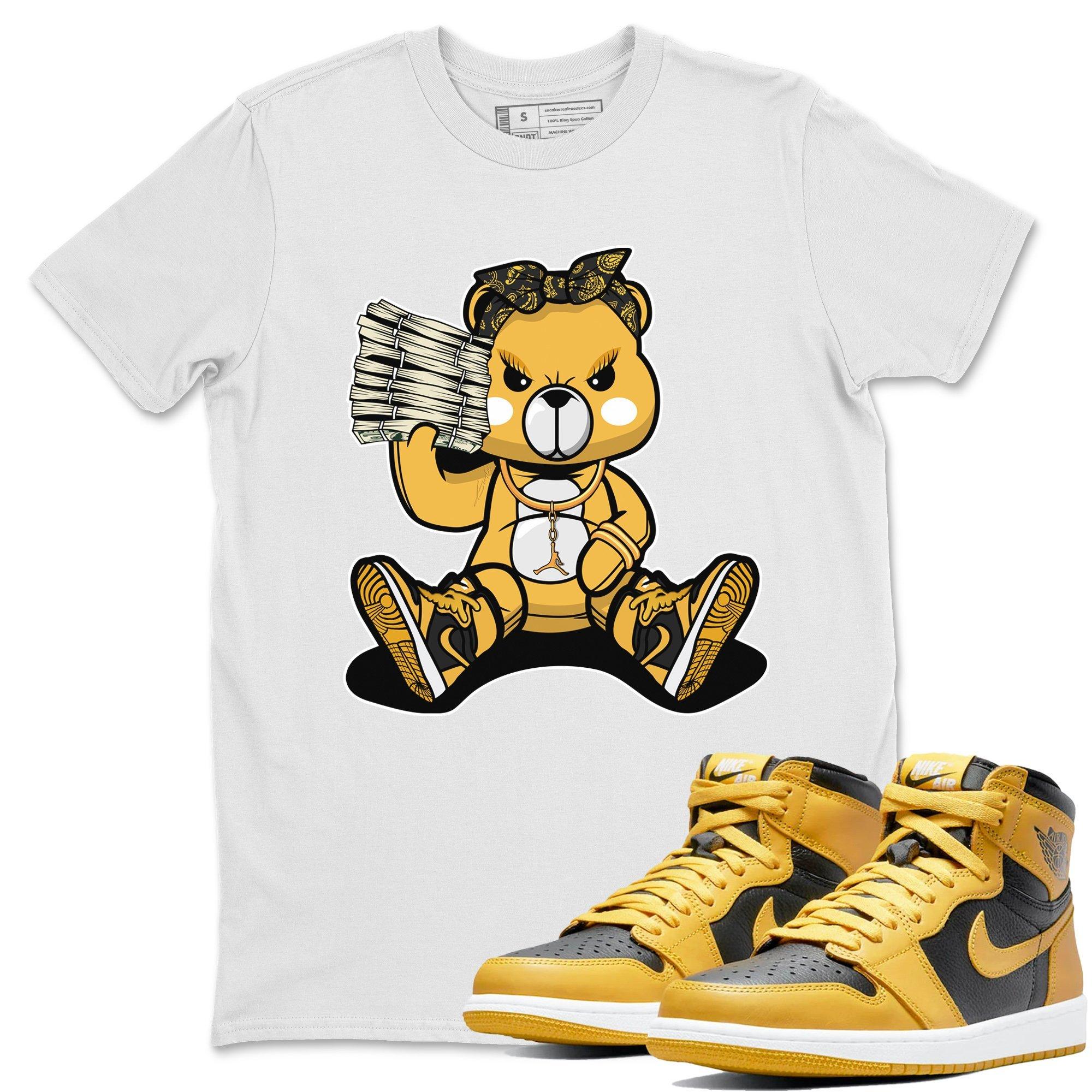 Bad Baby Bear Unisex Tops - Air Jordan 1 Pollen