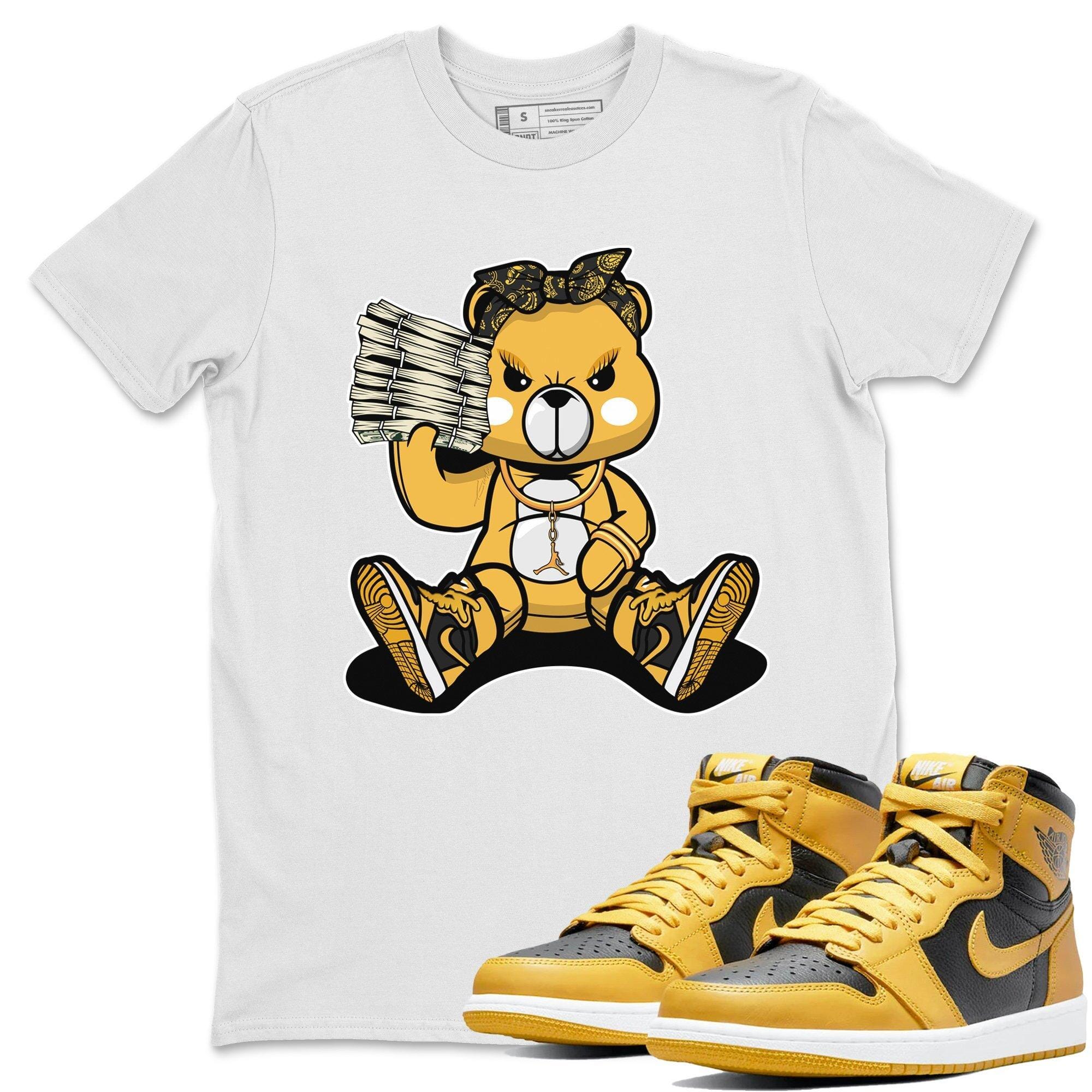 Bad Baby Bear Unisex Tops - Air Jordan 1 Pollen
