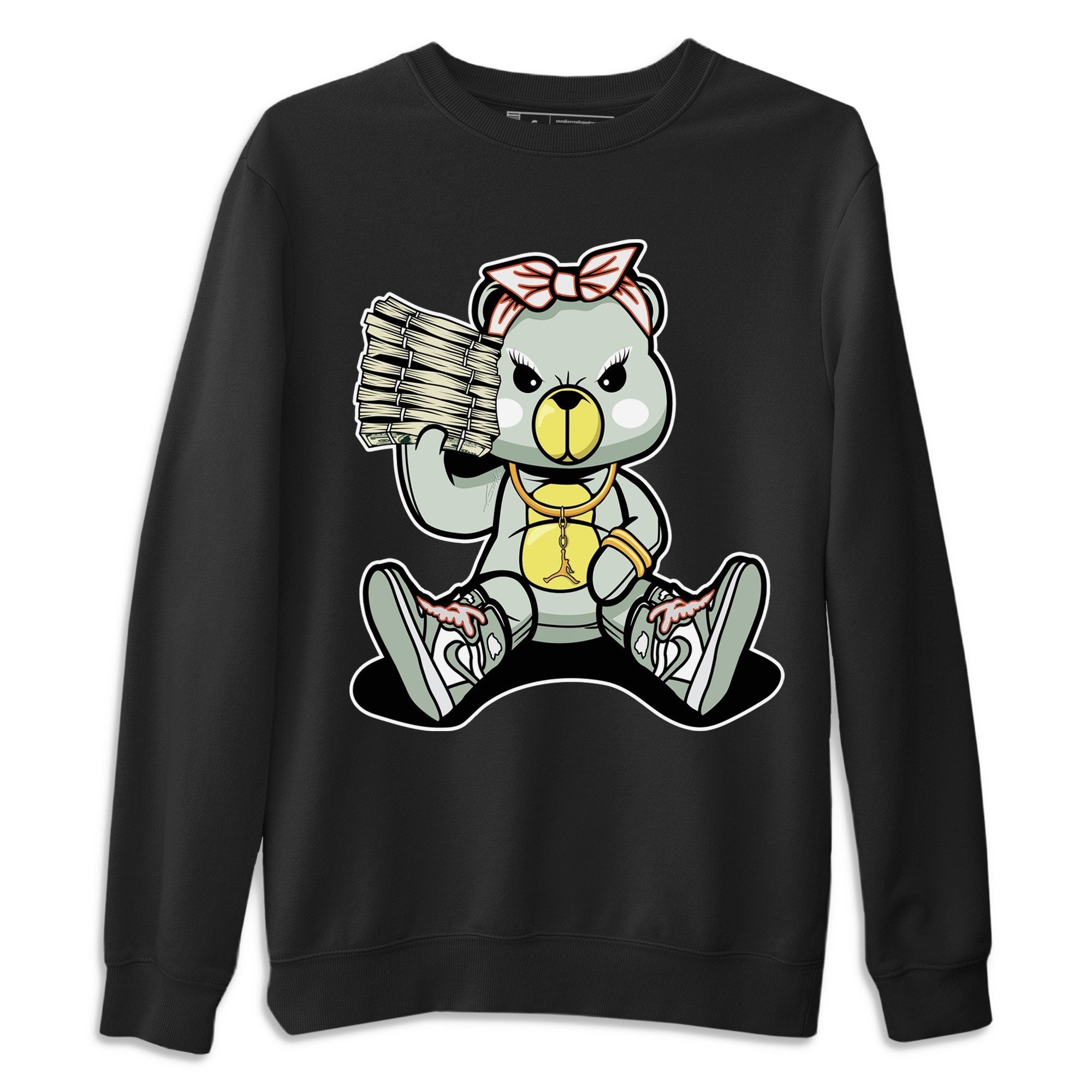 Bad Baby Bear Unisex Tops - Air Jordan 1 Seafoam