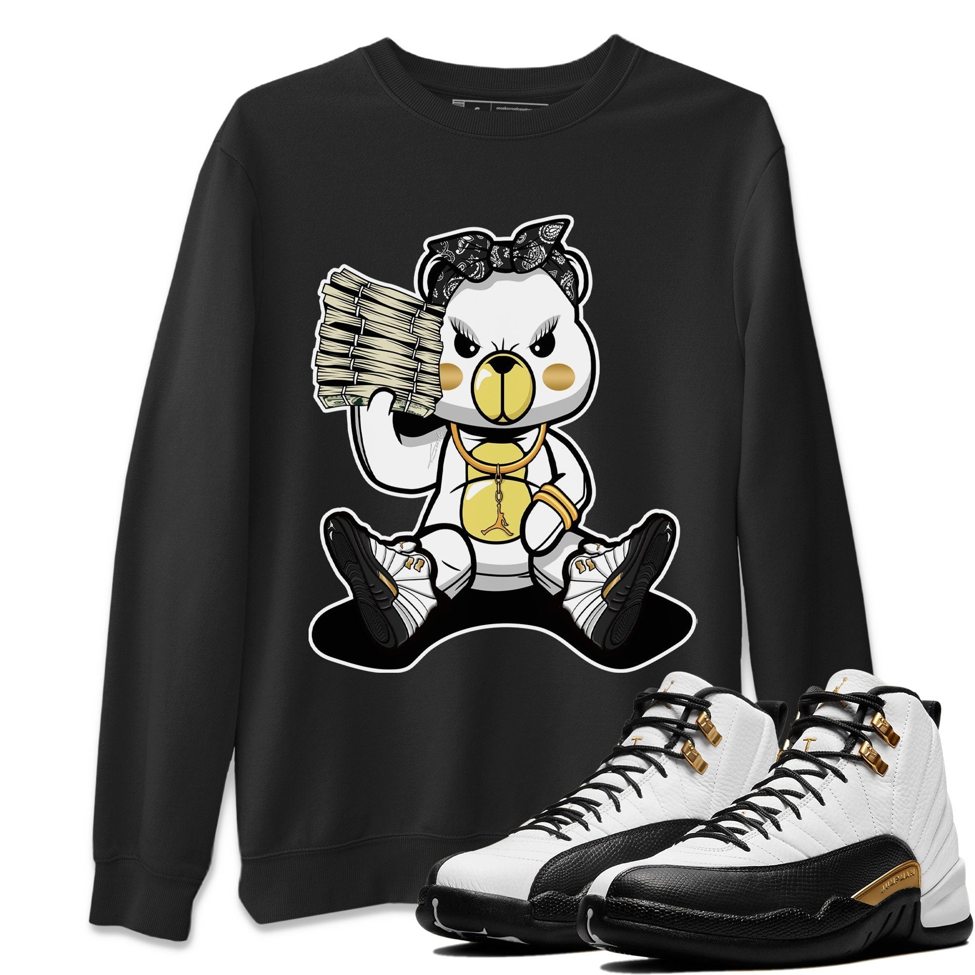 Bad Baby Bear Unisex Tops - Air Jordan 12 Royalty