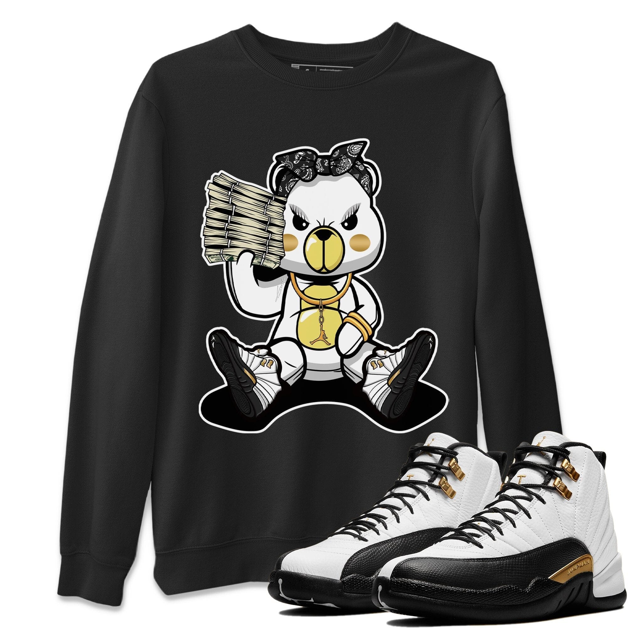 Bad Baby Bear Unisex Tops - Air Jordan 12 Royalty