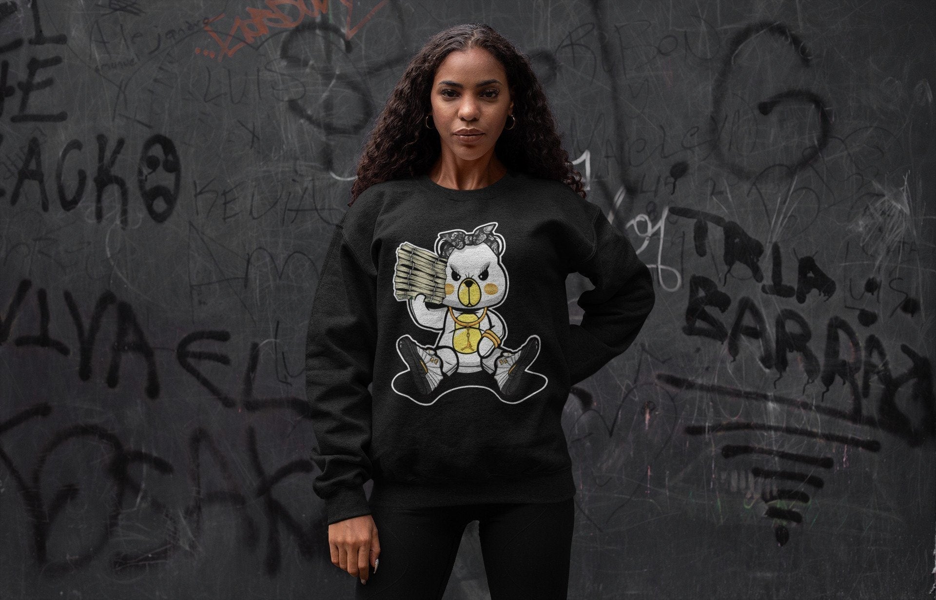 Bad Baby Bear Unisex Tops - Air Jordan 12 Royalty