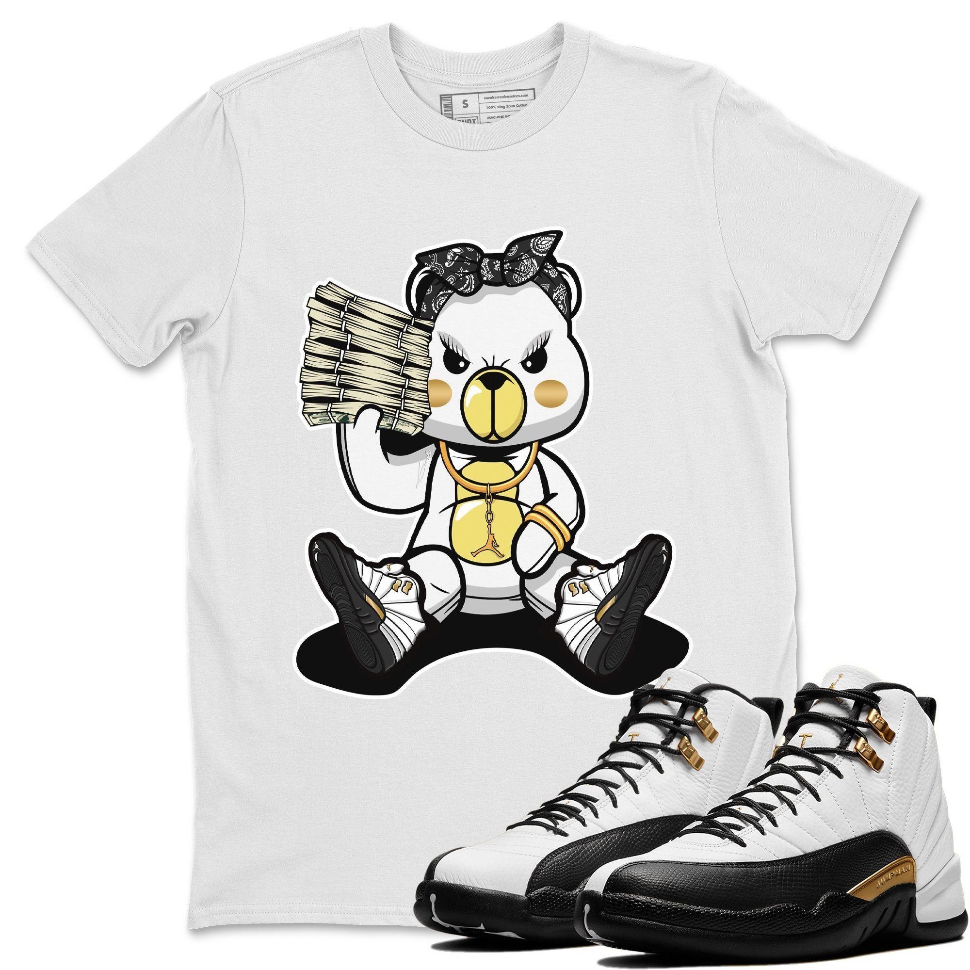 Bad Baby Bear Unisex Tops - Air Jordan 12 Royalty
