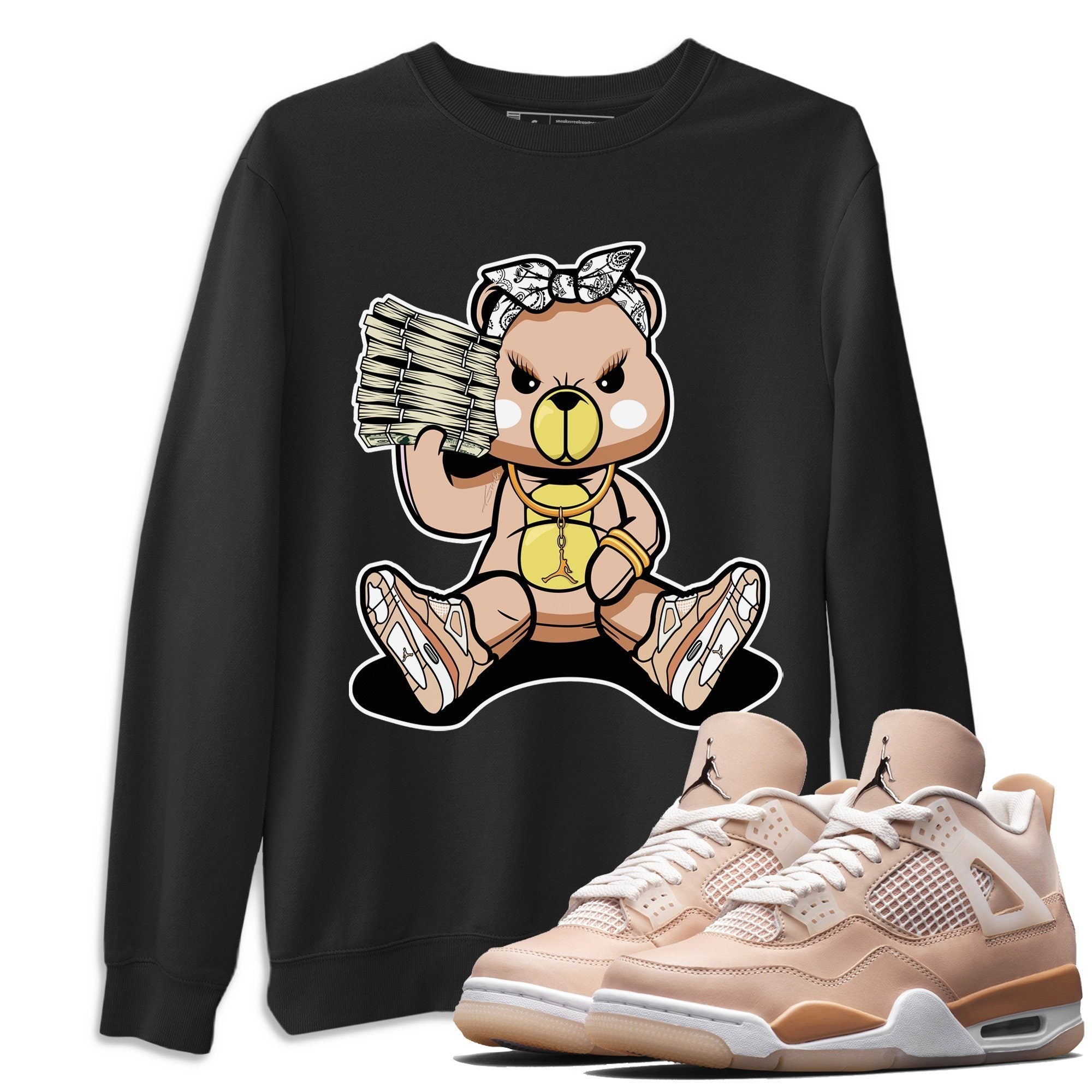 Bad Baby Bear Unisex Tops - Air Jordan 4 Shimmer