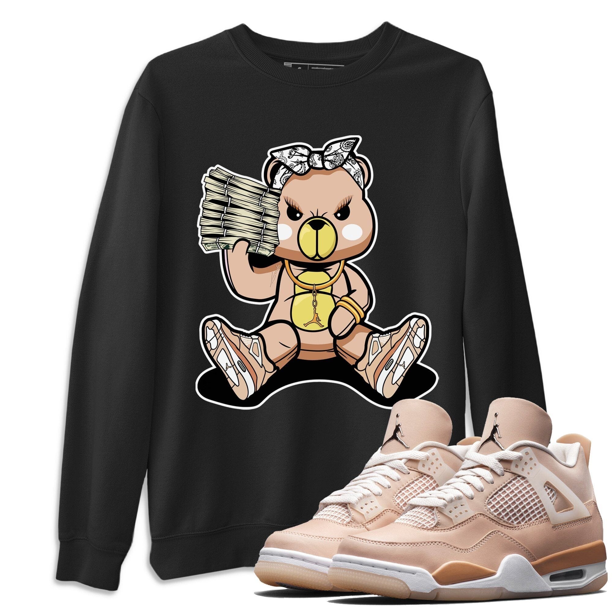 Bad Baby Bear Unisex Tops - Air Jordan 4 Shimmer