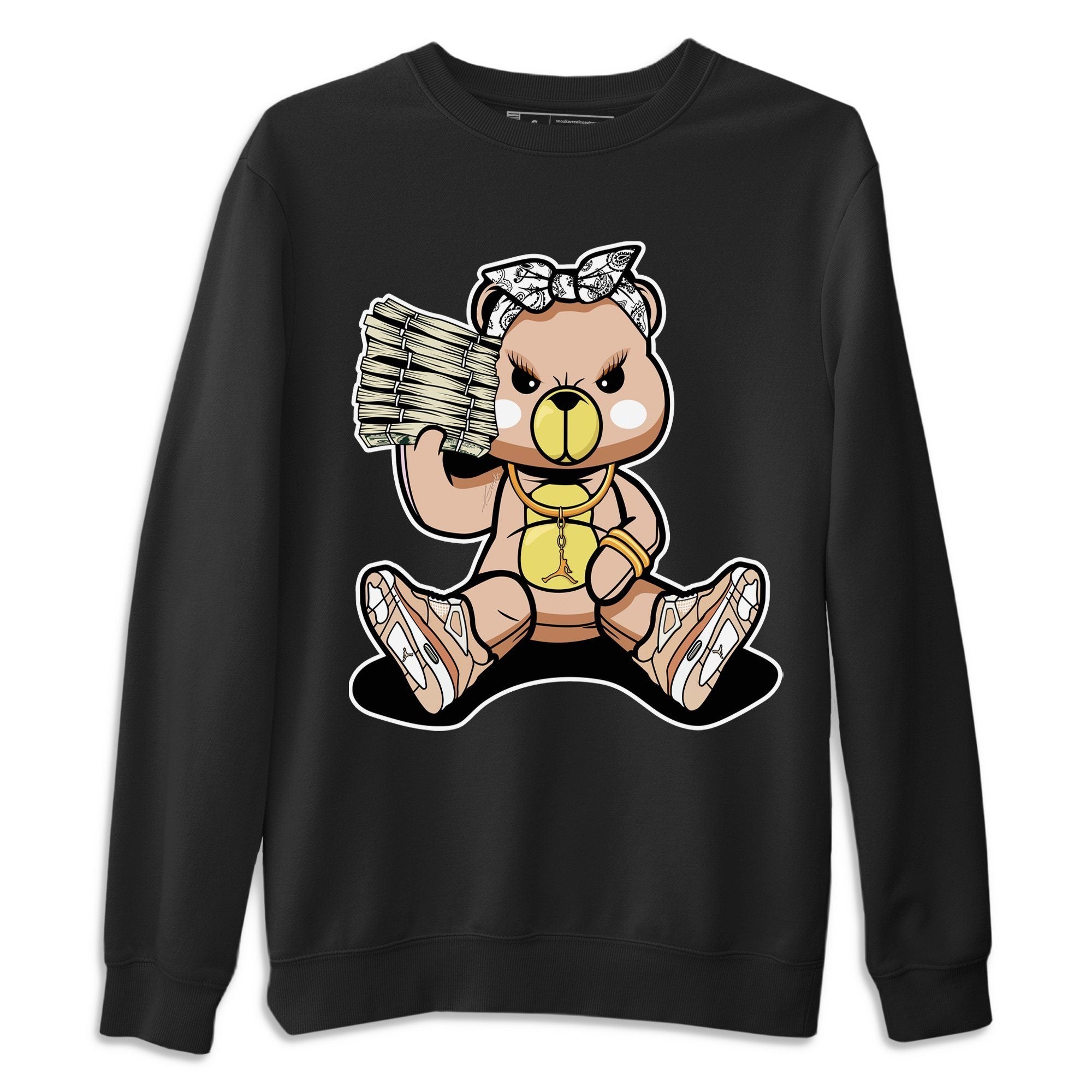 Bad Baby Bear Unisex Tops - Air Jordan 4 Shimmer