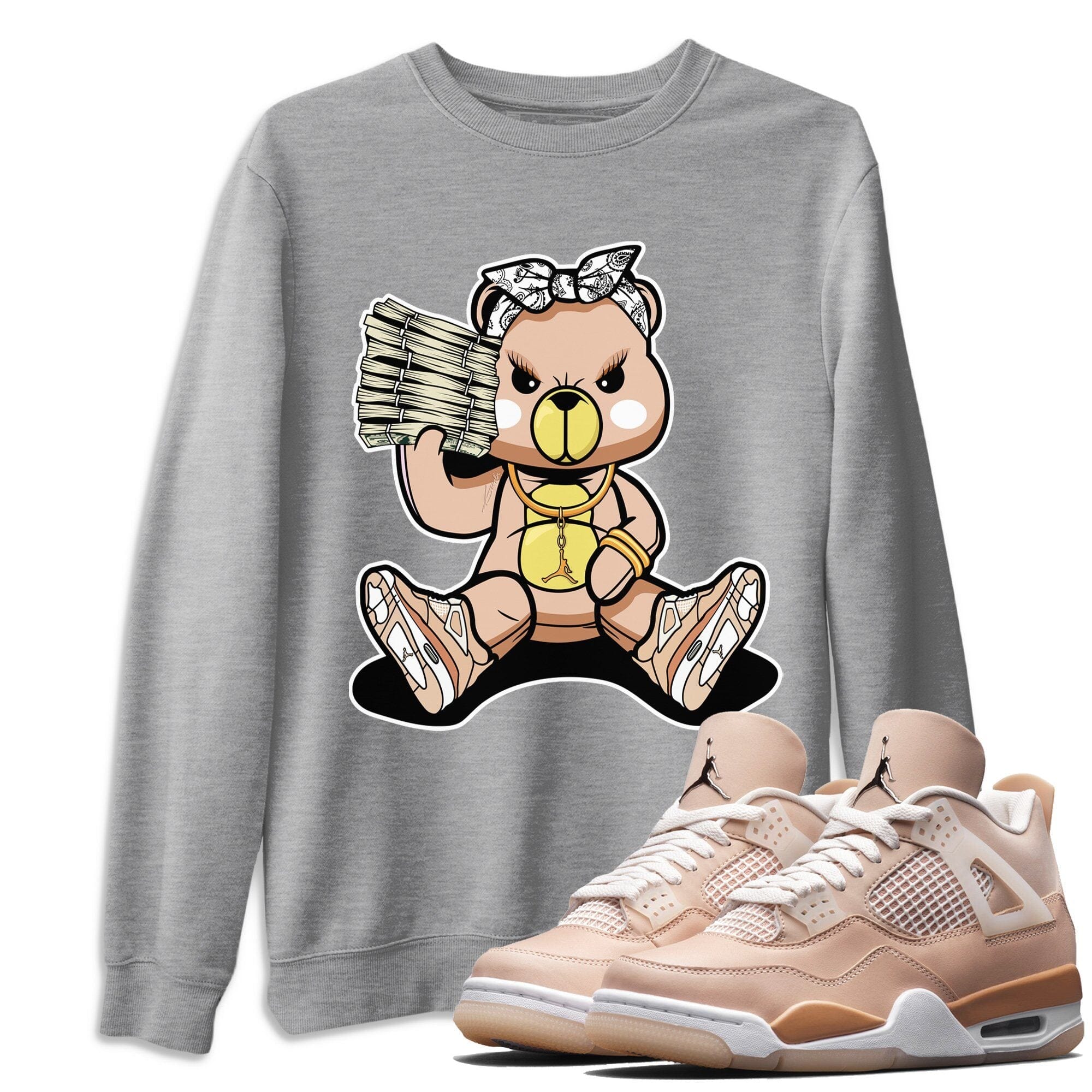 Bad Baby Bear Unisex Tops - Air Jordan 4 Shimmer