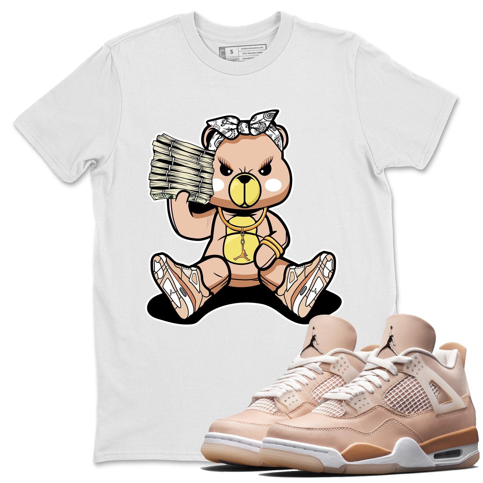Bad Baby Bear Unisex Tops - Air Jordan 4 Shimmer