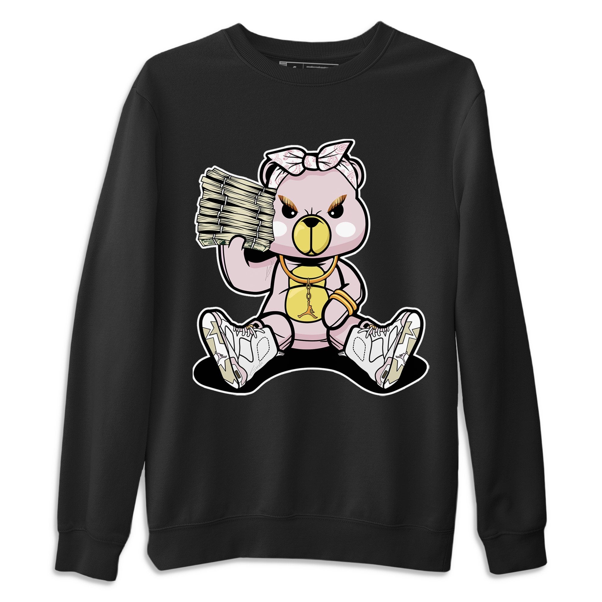 Bad Baby Bear Unisex Tops - Air Jordan 6 Gold Hoops