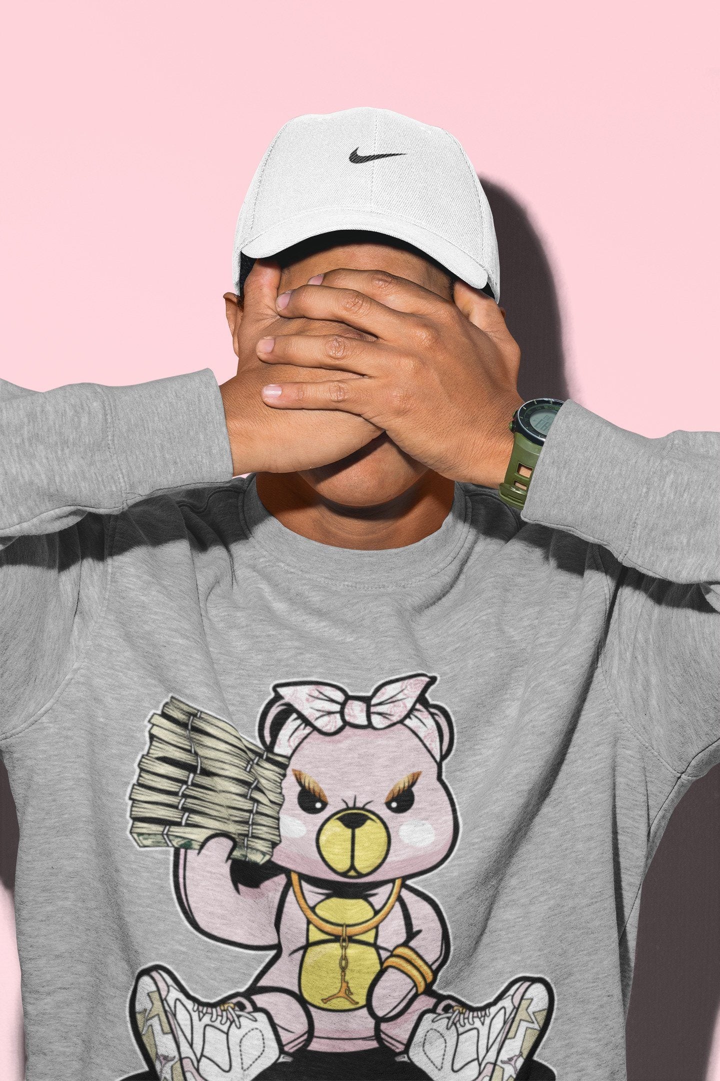 Bad Baby Bear Unisex Tops - Air Jordan 6 Gold Hoops