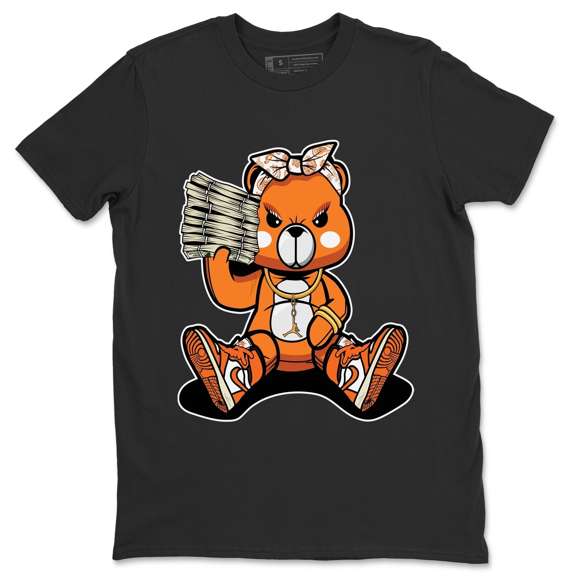 Bad Baby Bear Unisex Tops - Air Jordan 1 Starfish