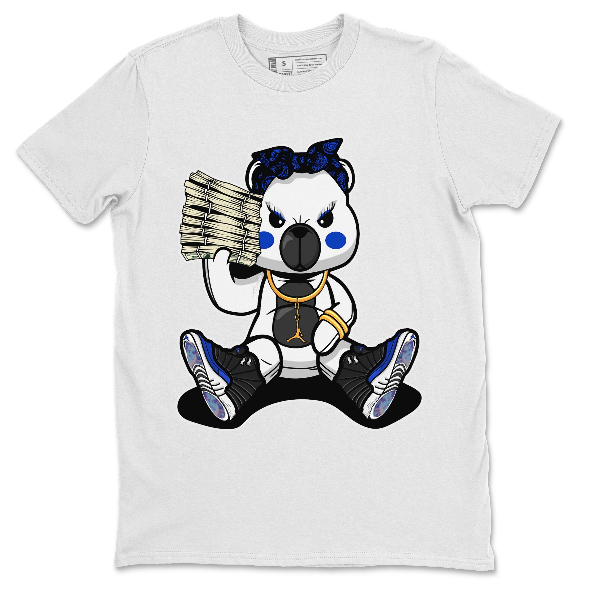 Bad Baby Bear Unisex Tops - Air Jordan 12 Hyper Royal