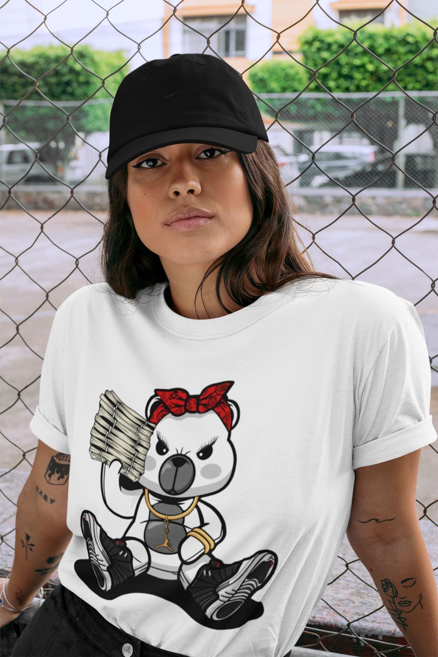 Bad Baby Bear Unisex Tops - Air Jordan 12 Playoffs