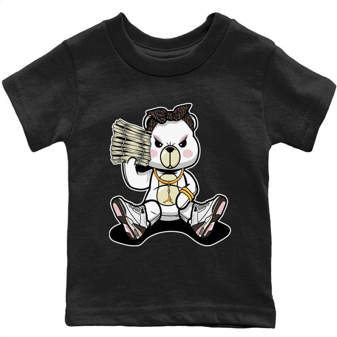 Bad Baby Bear Kids Tops - Air Jordan 3 Atmosphere