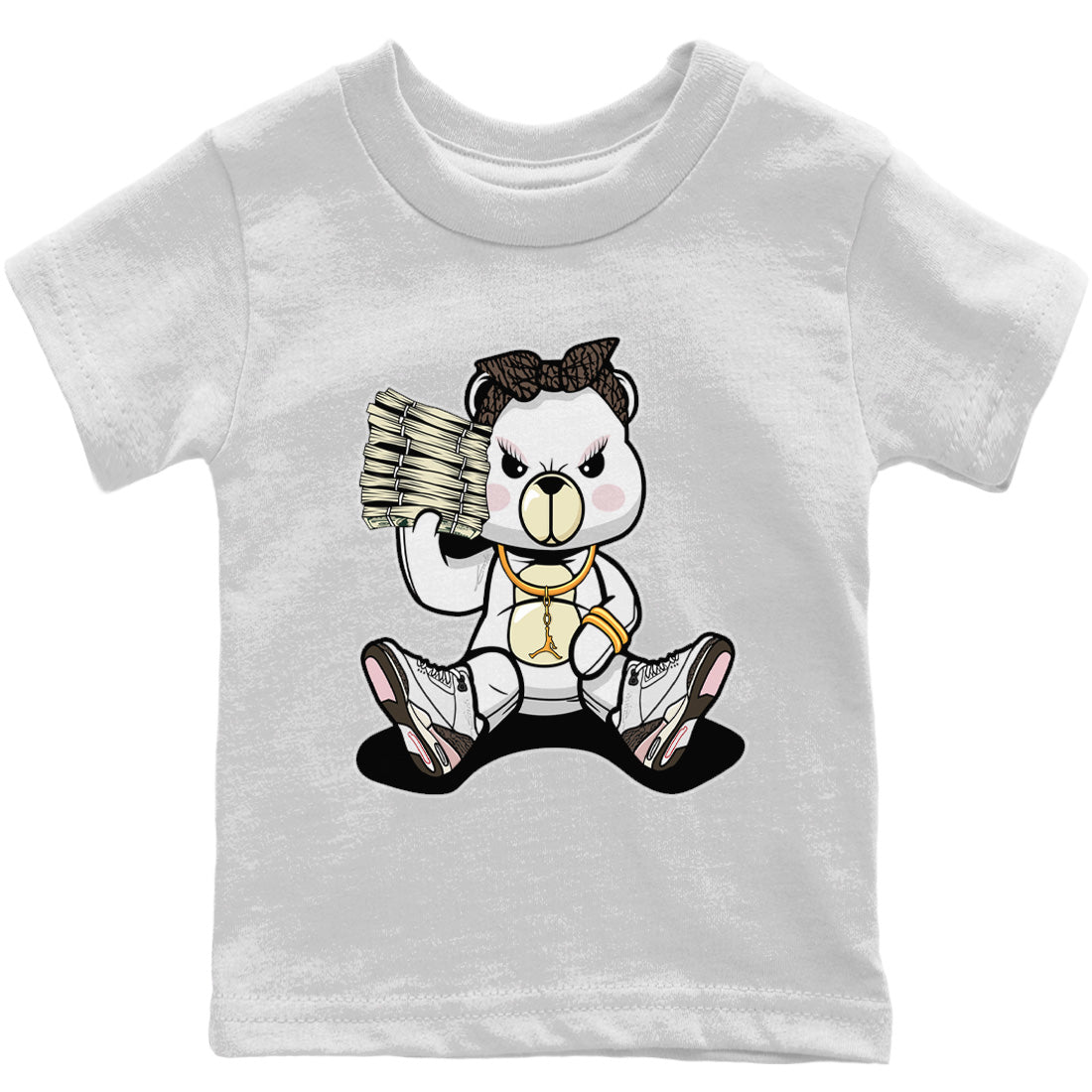 Bad Baby Bear Kids Tops - Air Jordan 3 Atmosphere