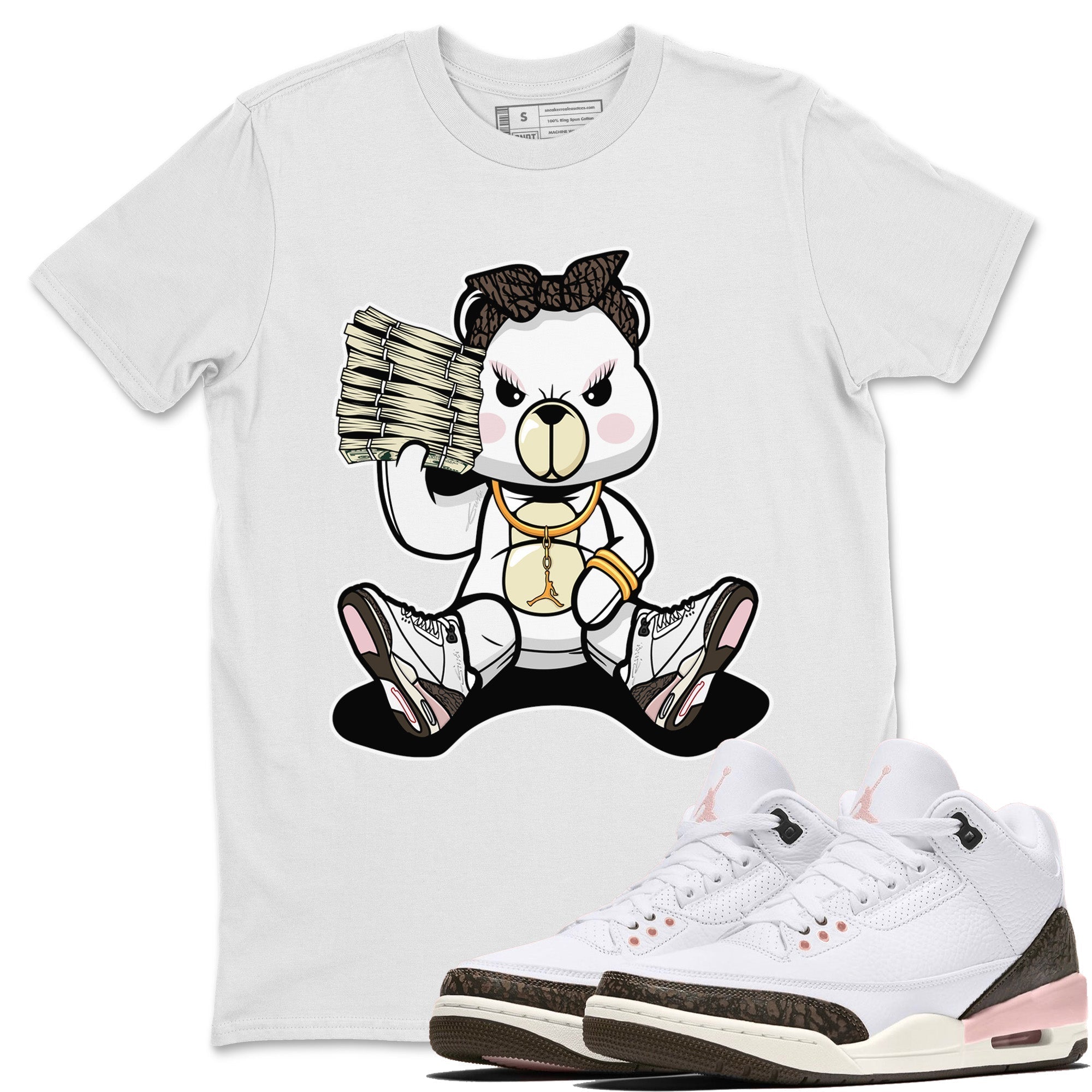 Bad Baby Bear Unisex Tops - Air Jordan 3 Atmosphere