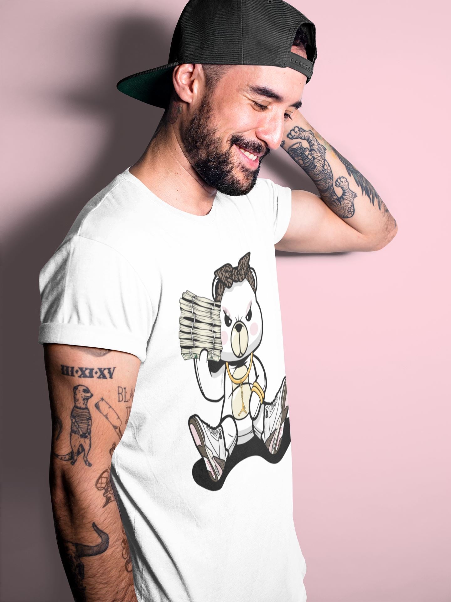 Bad Baby Bear Unisex Tops - Air Jordan 3 Atmosphere
