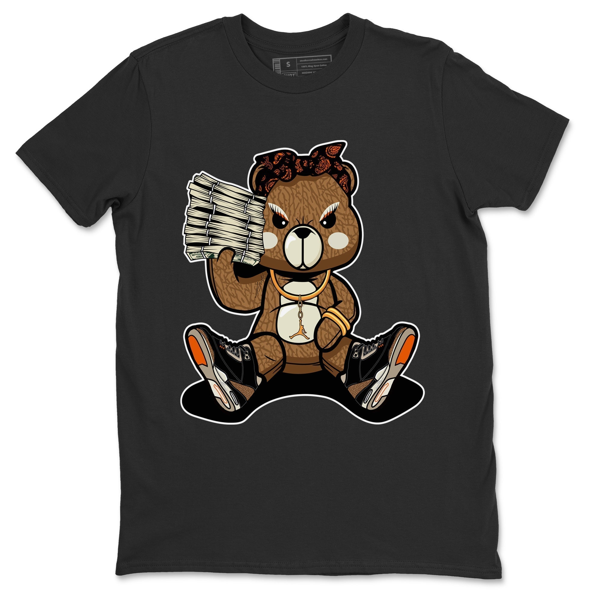 Bad Baby Bear Unisex Tops - Air Jordan 3 Desert Elephant