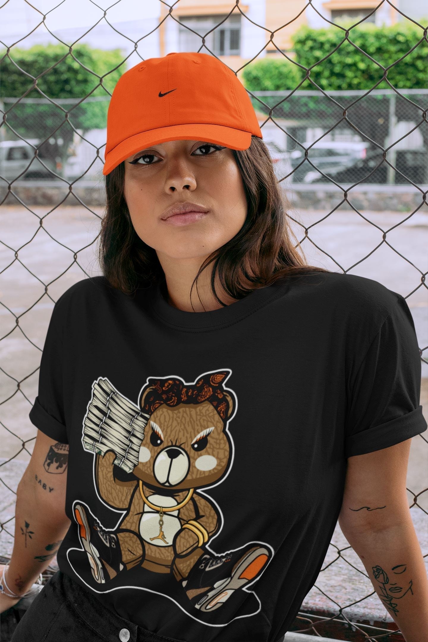 Bad Baby Bear Unisex Tops - Air Jordan 3 Desert Elephant