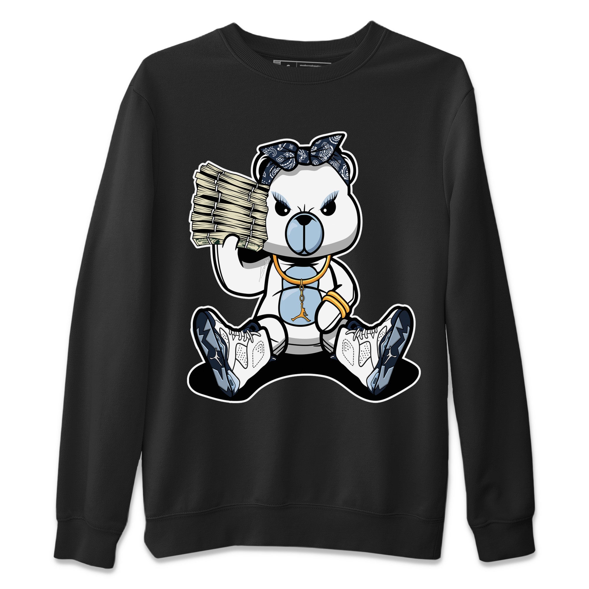 Bad Baby Bear Unisex Tops - Air Jordan 6 Midnight Navy