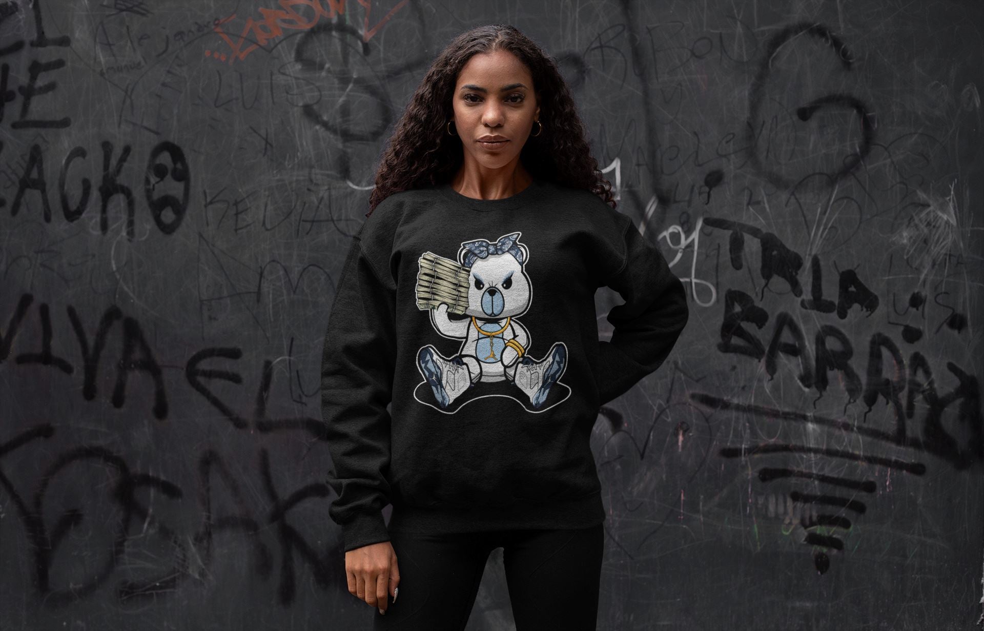Bad Baby Bear Unisex Tops - Air Jordan 6 Midnight Navy