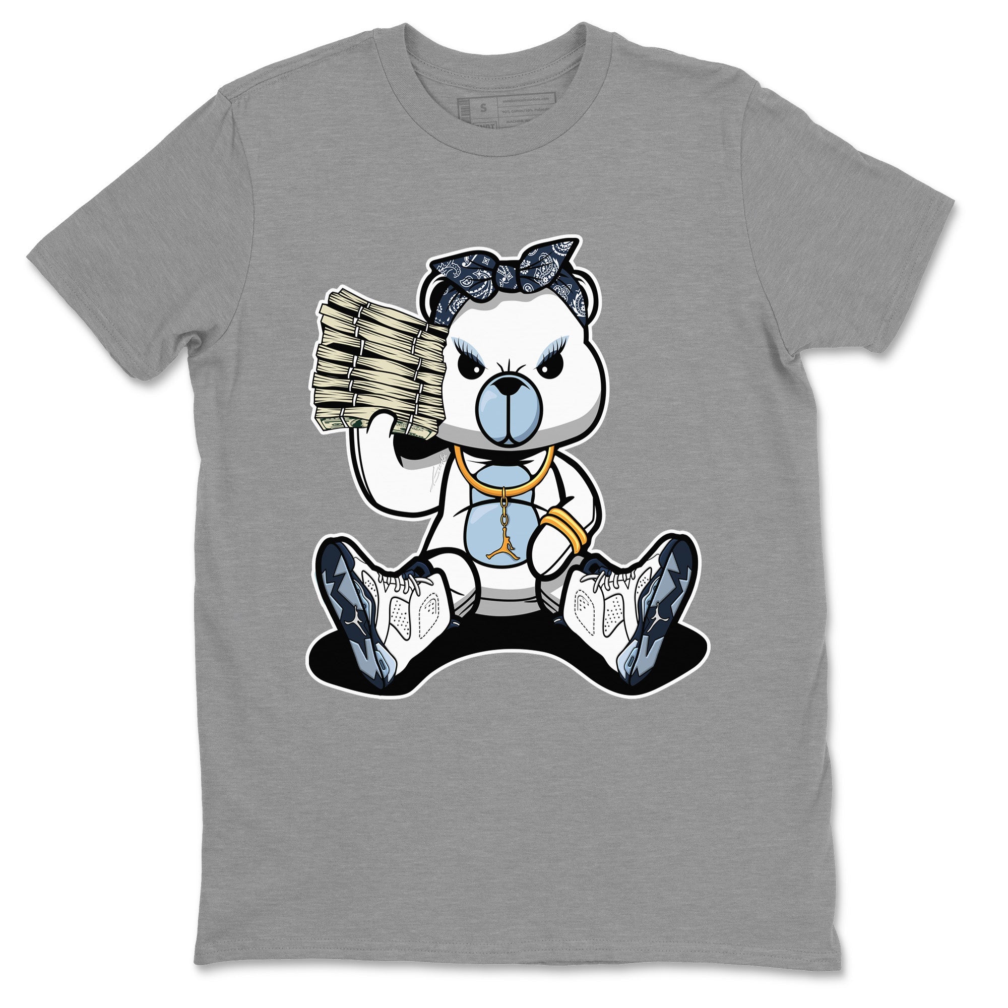 Bad Baby Bear Unisex Tops - Air Jordan 6 Midnight Navy