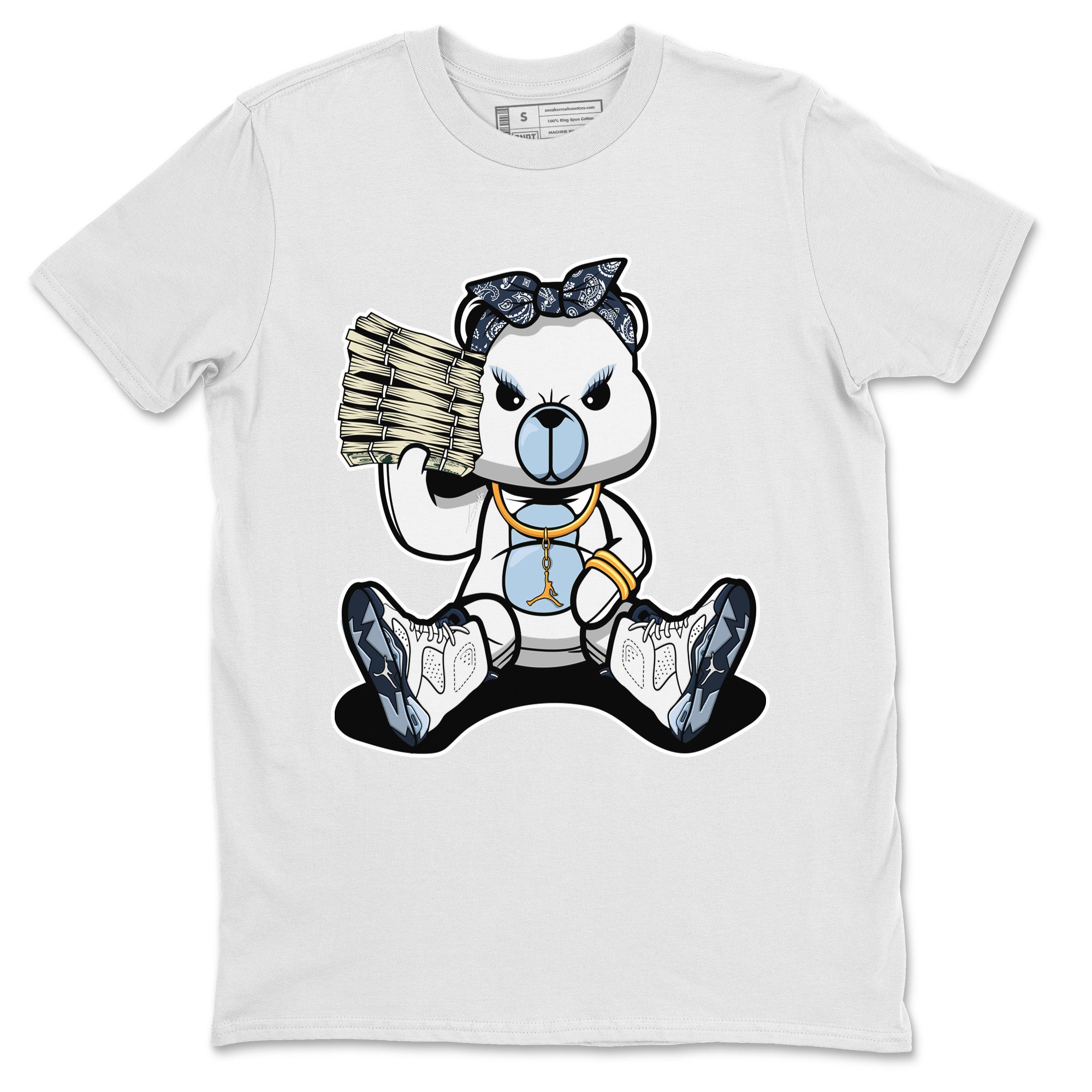 Bad Baby Bear Unisex Tops - Air Jordan 6 Midnight Navy