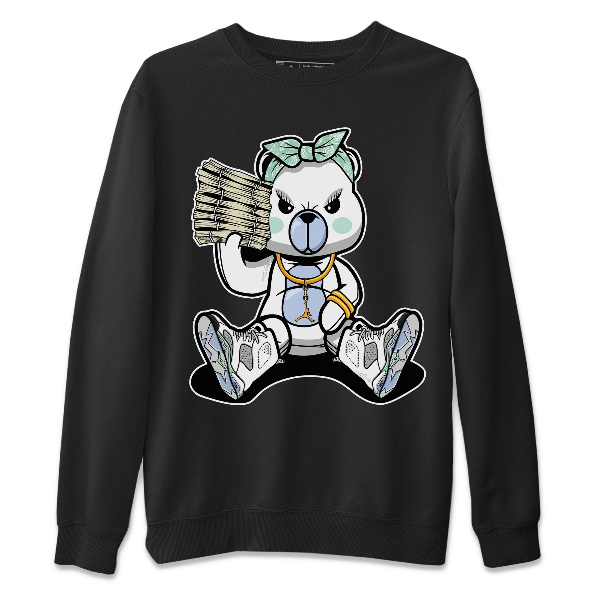 Bad Baby Bear Unisex Tops - Air Jordan 6 Mint Foam